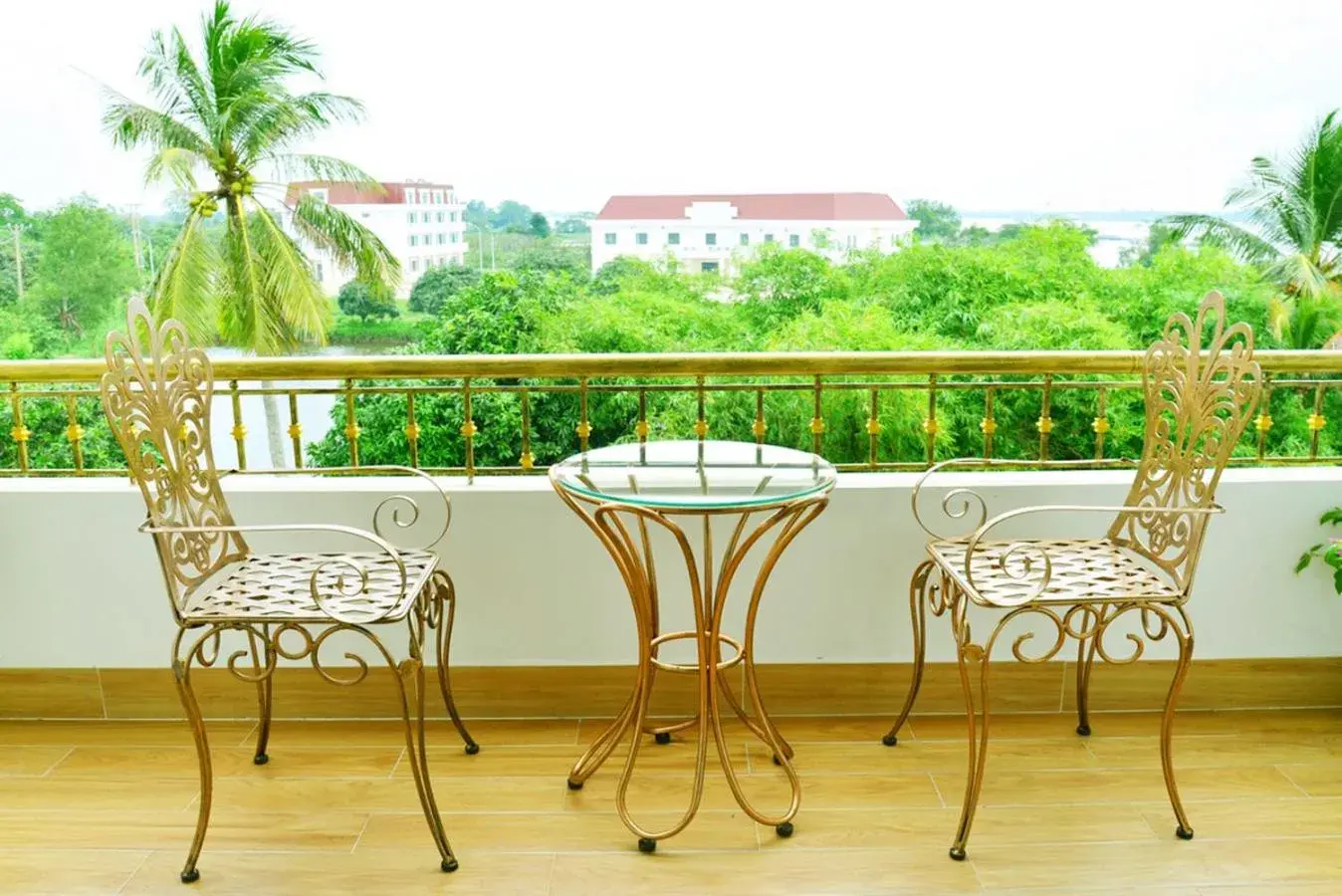 River view in Con Khuong Resort Can Tho River view in Con Khuong Resort Can Tho