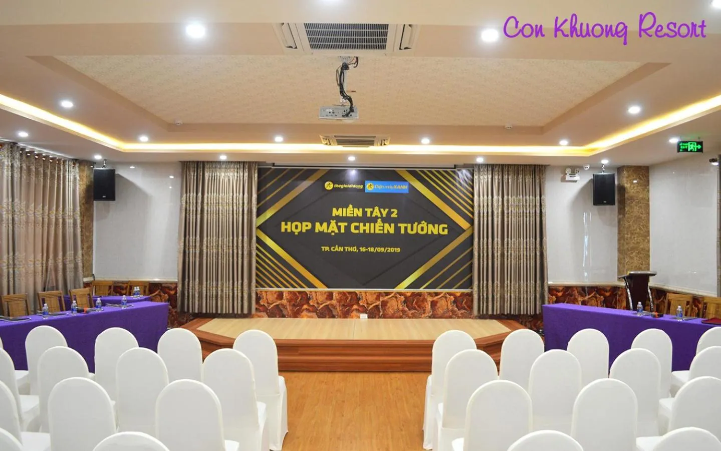 Area and facilities in Con Khuong Resort Can Tho