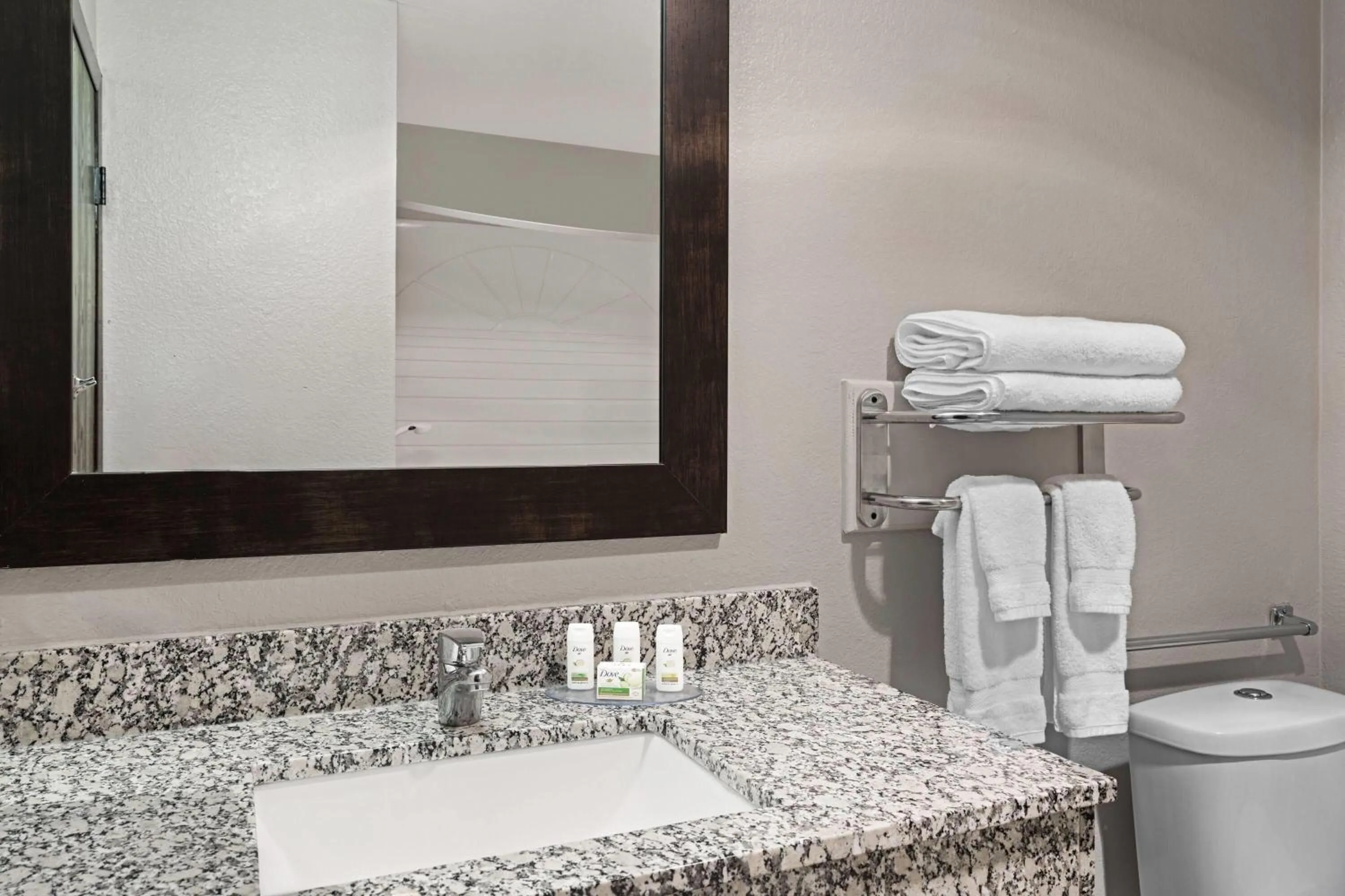 Bathroom in Ramada by Wyndham Cedar Rapids South