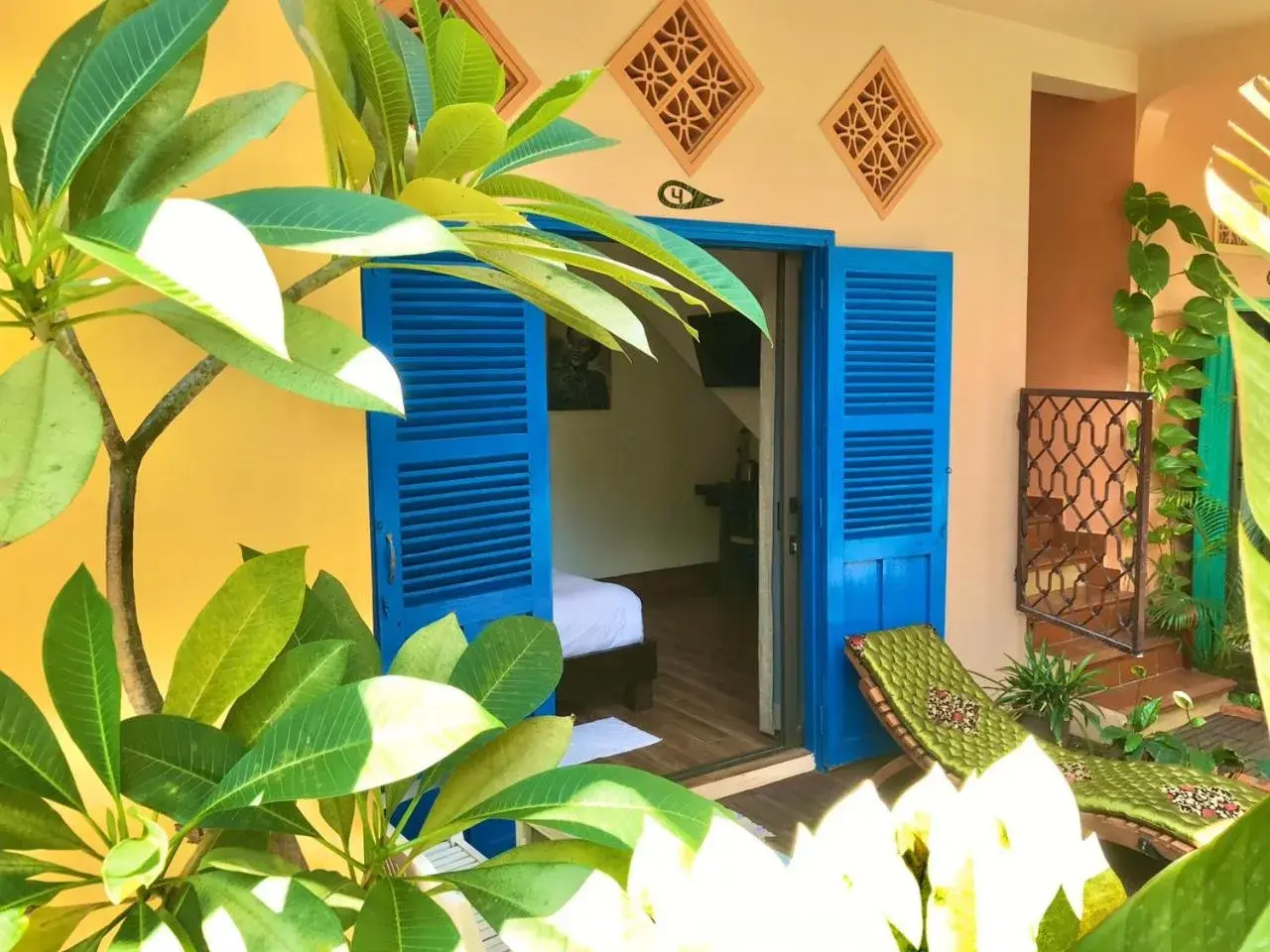 Garden view in MiNhon Hotel Muine Garden view in MiNhon Hotel Muine