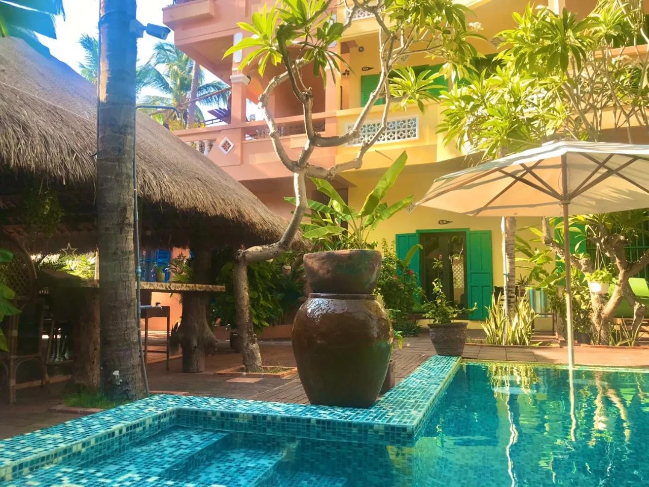 Garden view in MiNhon Hotel Muine