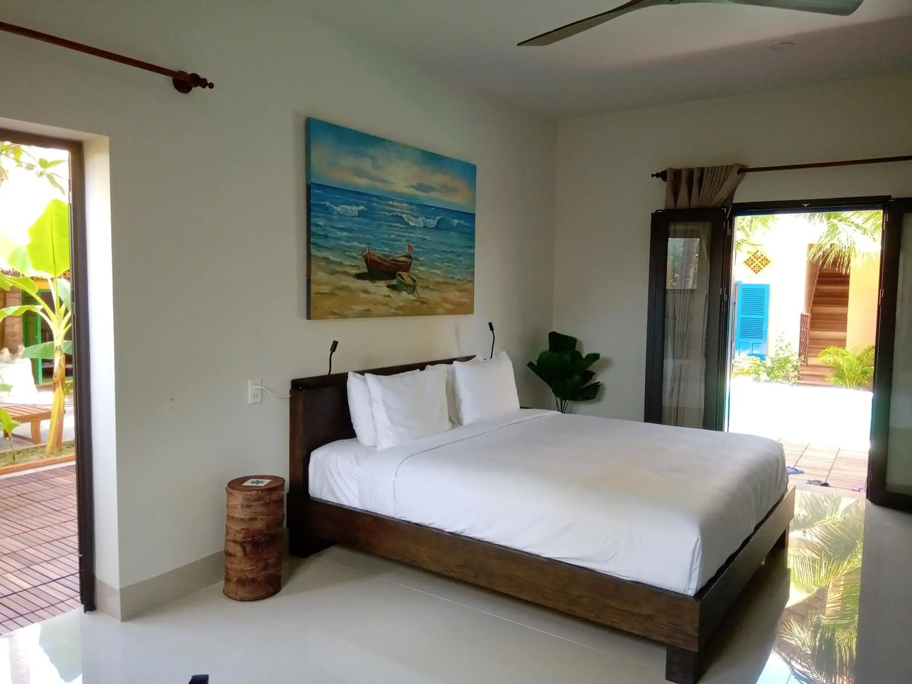 Bed in MiNhon Hotel Muine Bed in MiNhon Hotel Muine