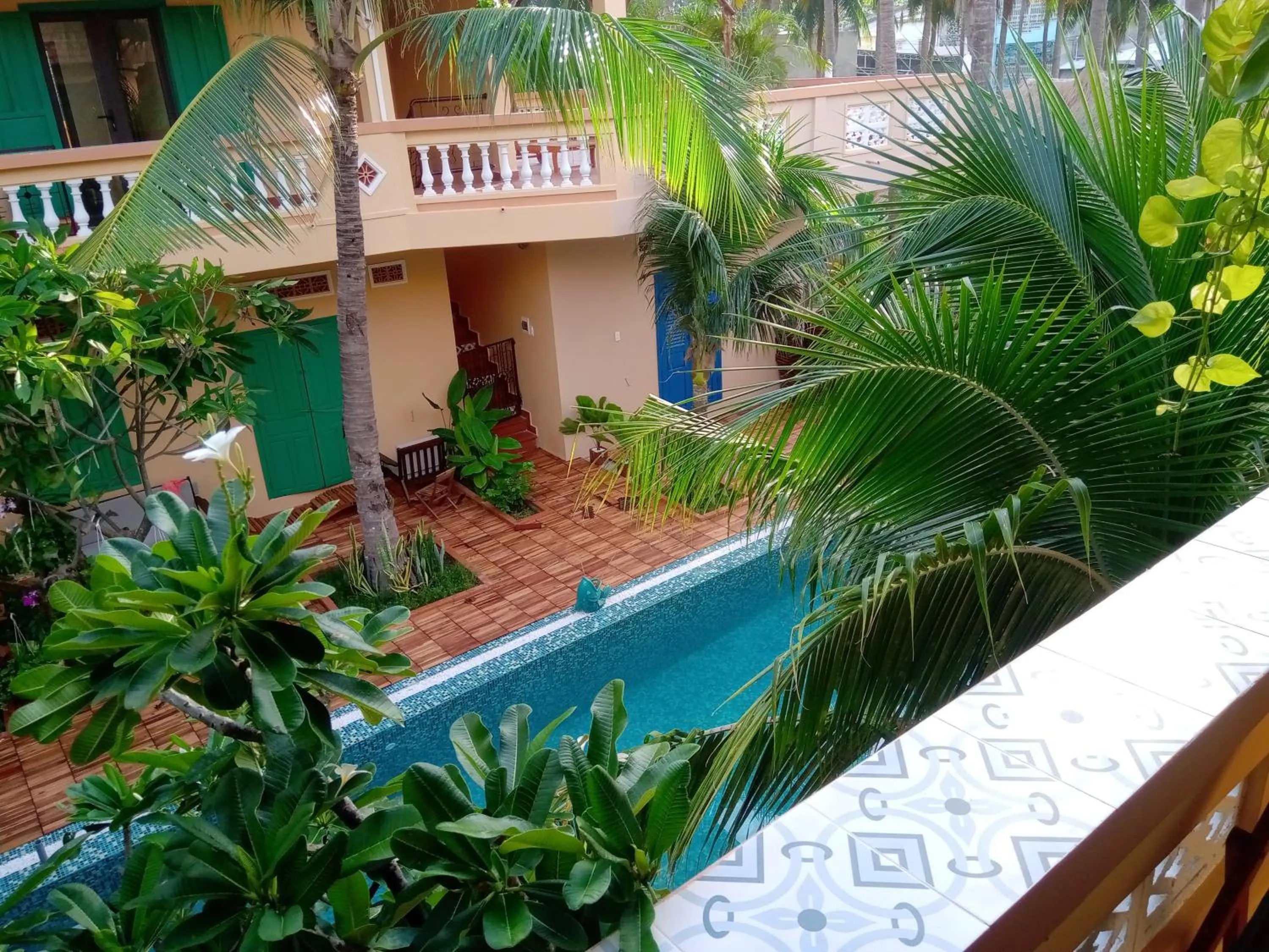 Bird's eye view in MiNhon Hotel Muine