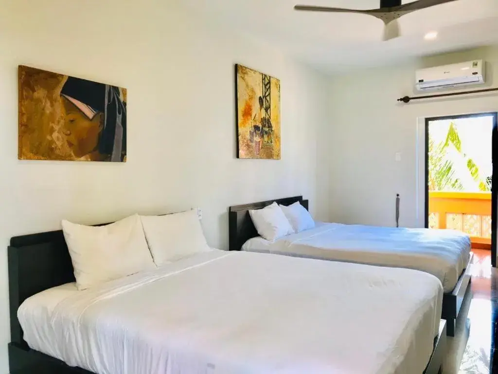 Bed in MiNhon Hotel Muine Bed in MiNhon Hotel Muine