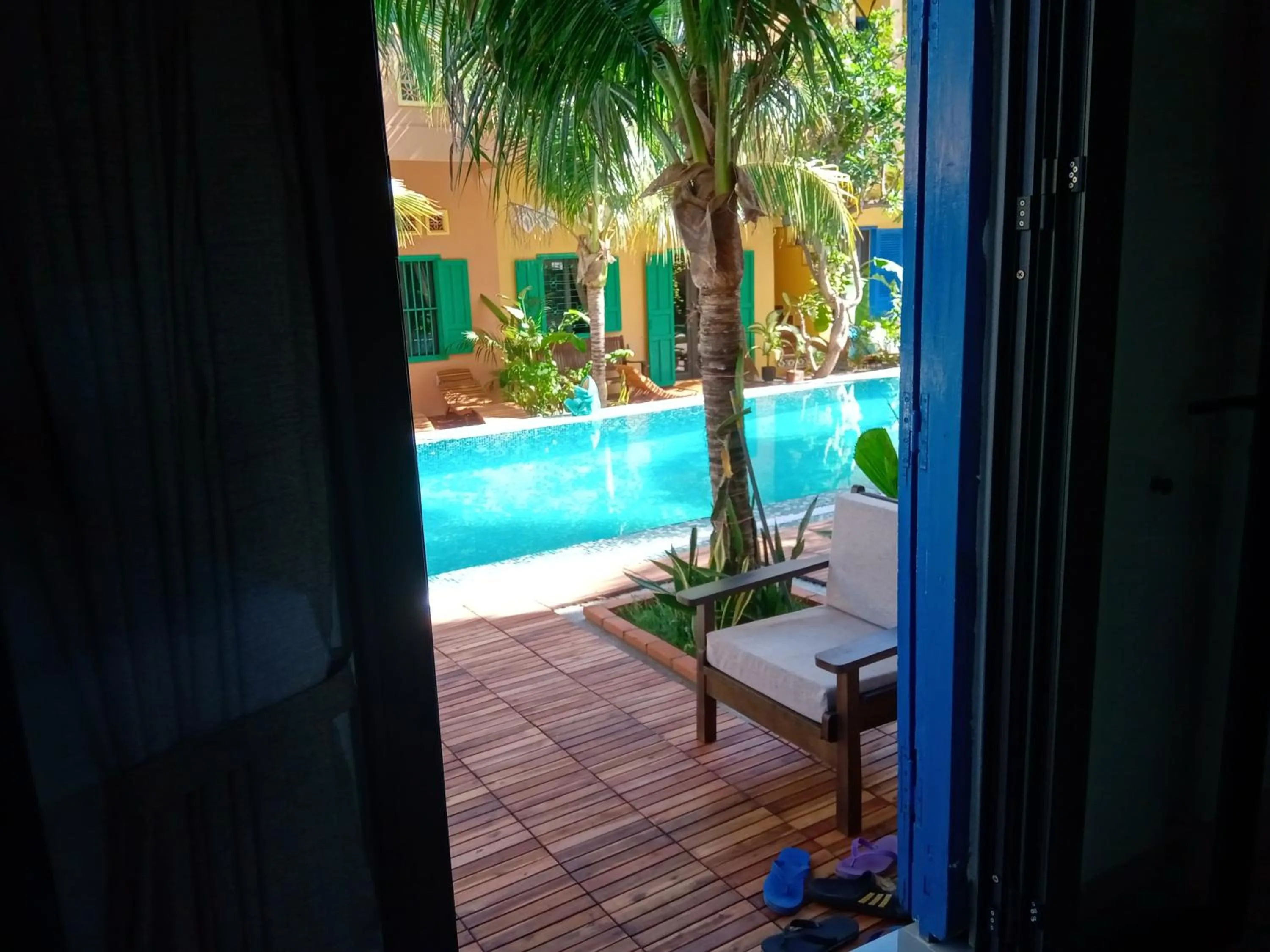 Pool view in MiNhon Hotel Muine