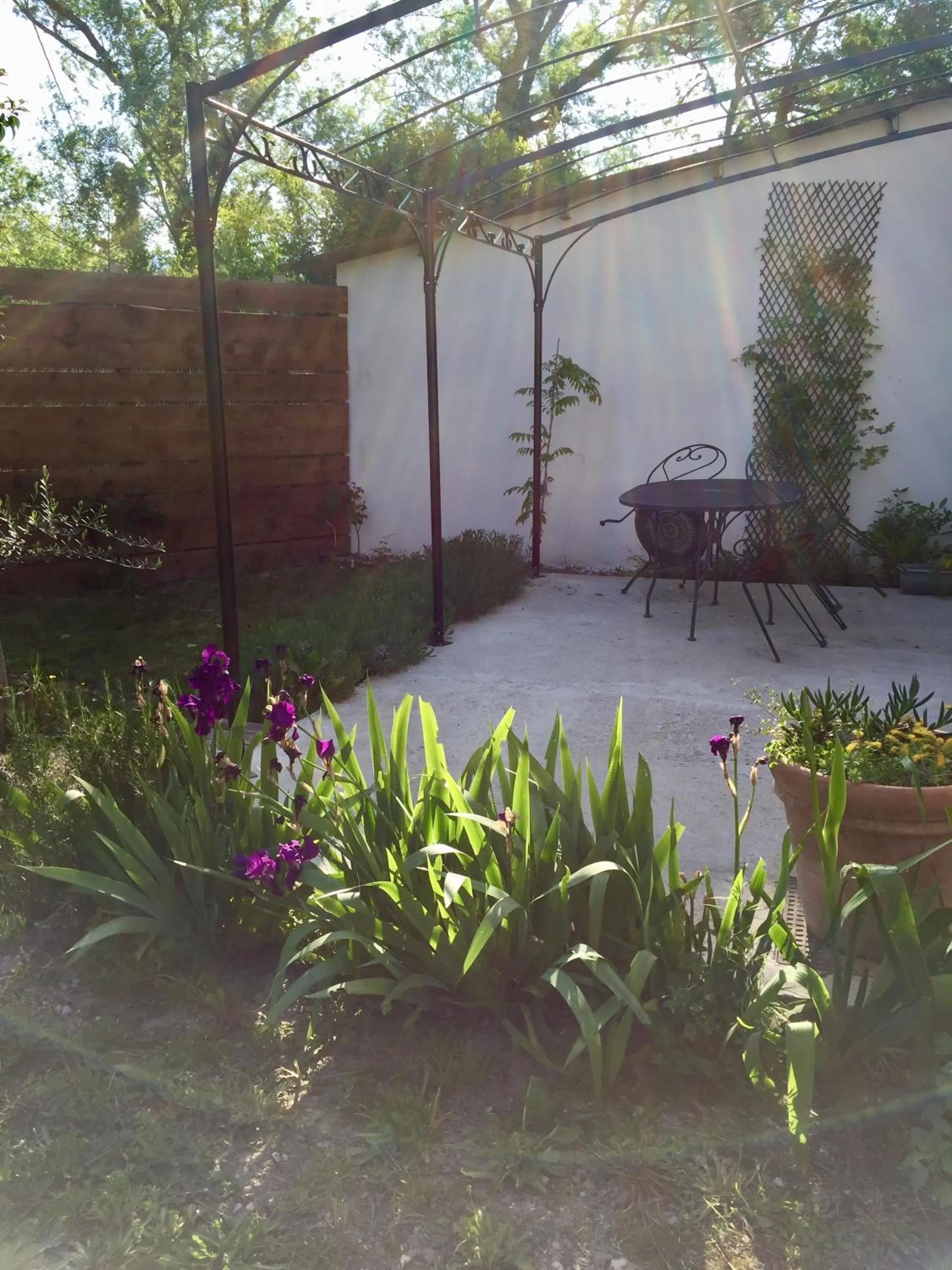 Patio in Mas Le Pont des Aubes
