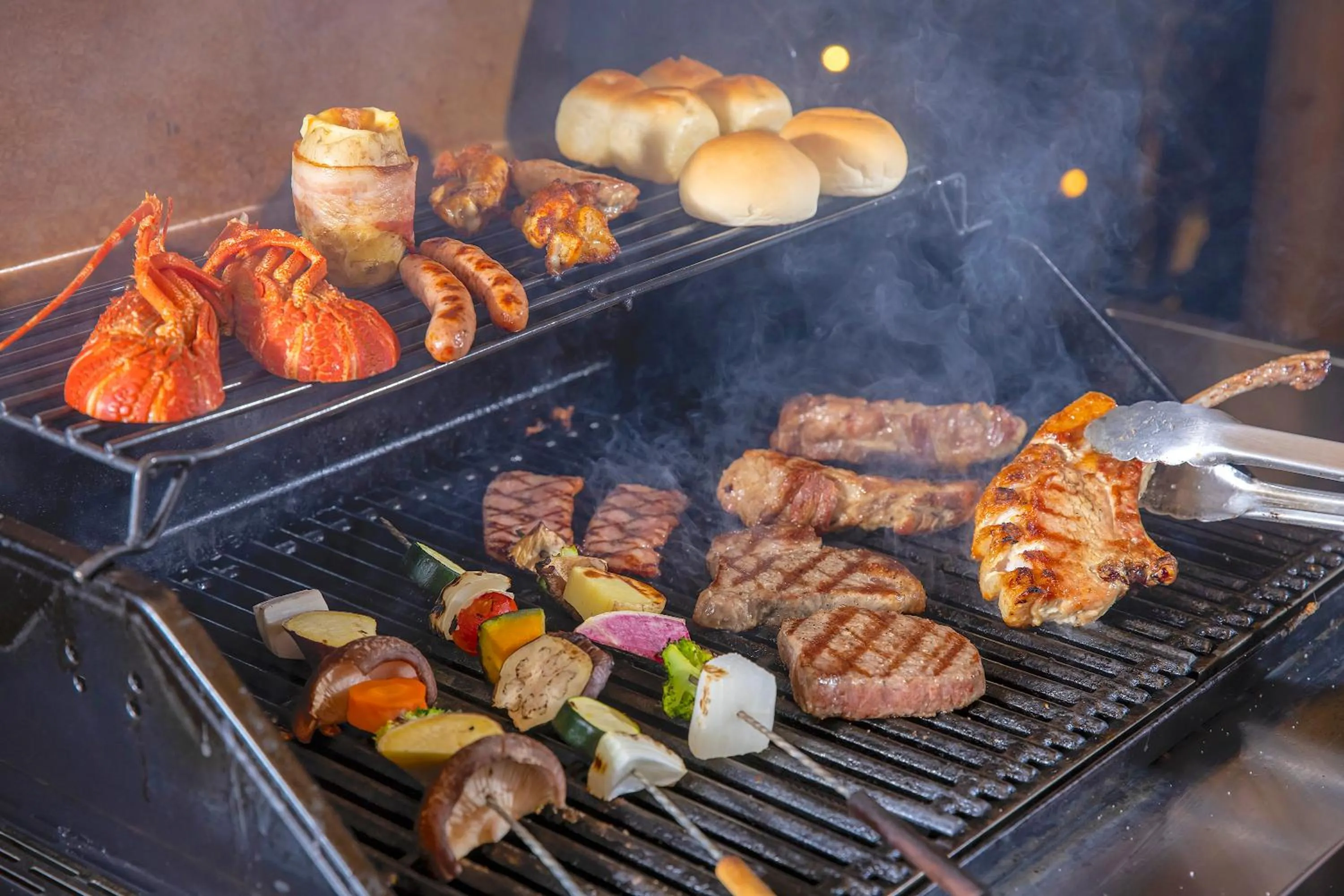 BBQ facilities in Yufuin Glamping COMOREBI
