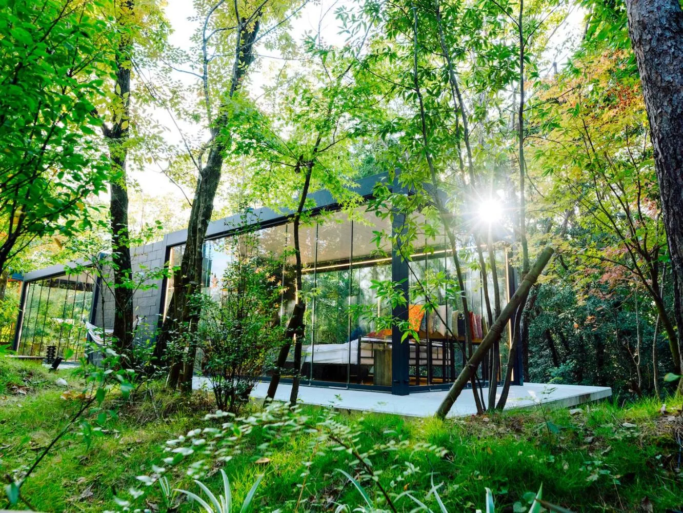 Natural landscape in Yufuin Glamping COMOREBI