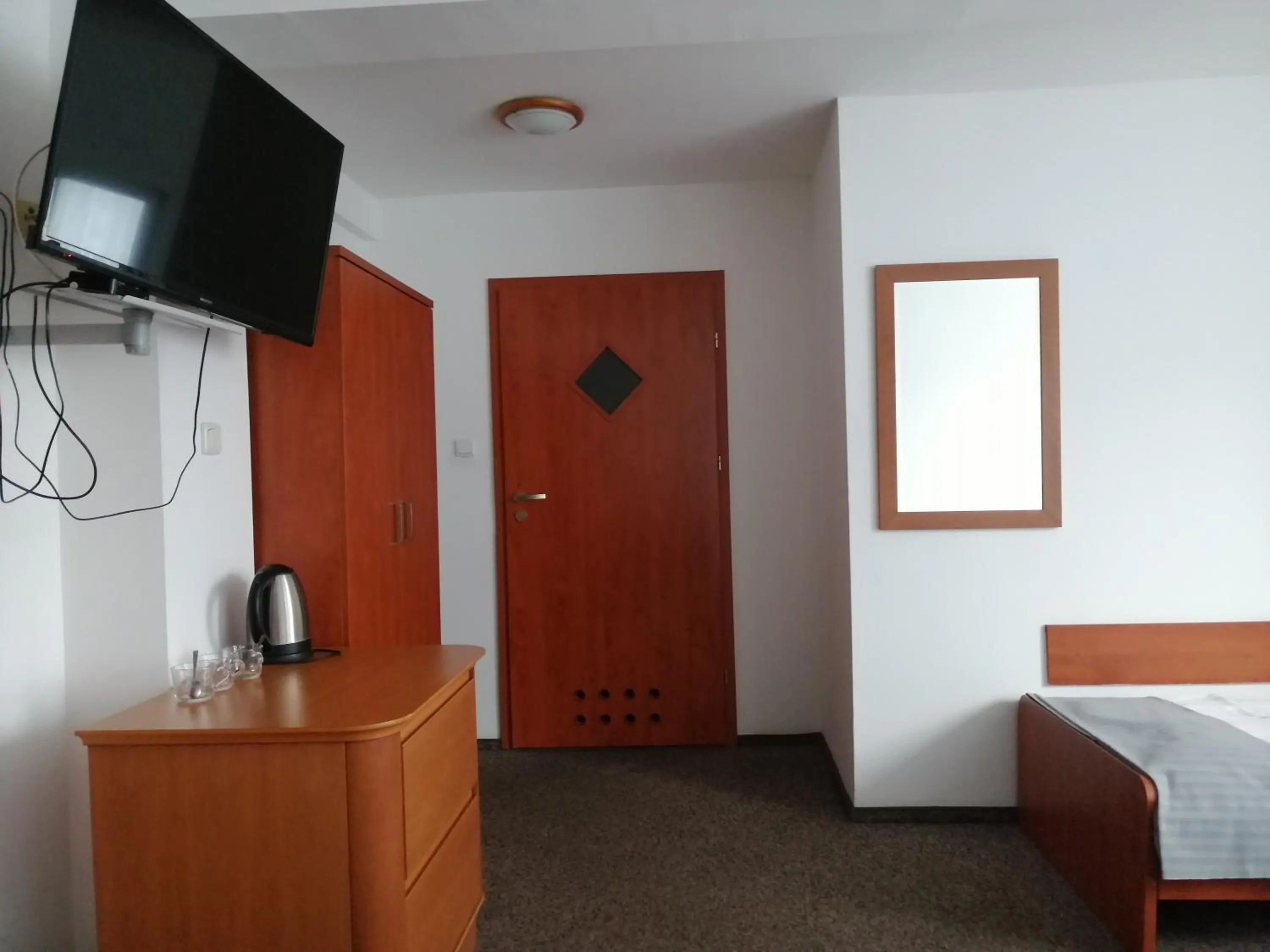 Bed in Hotel Dąbrowiak