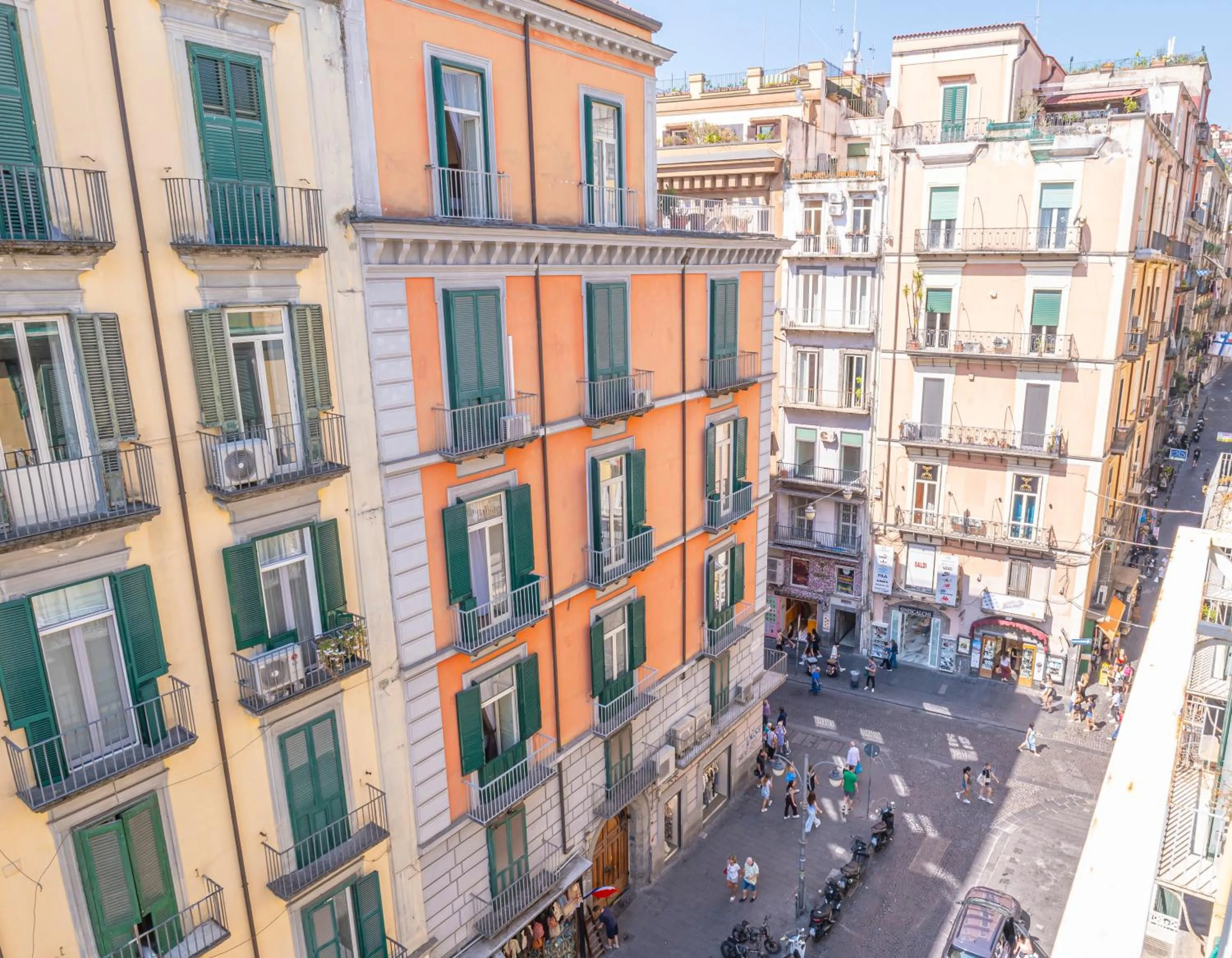 City view in B&B Napoli Centro