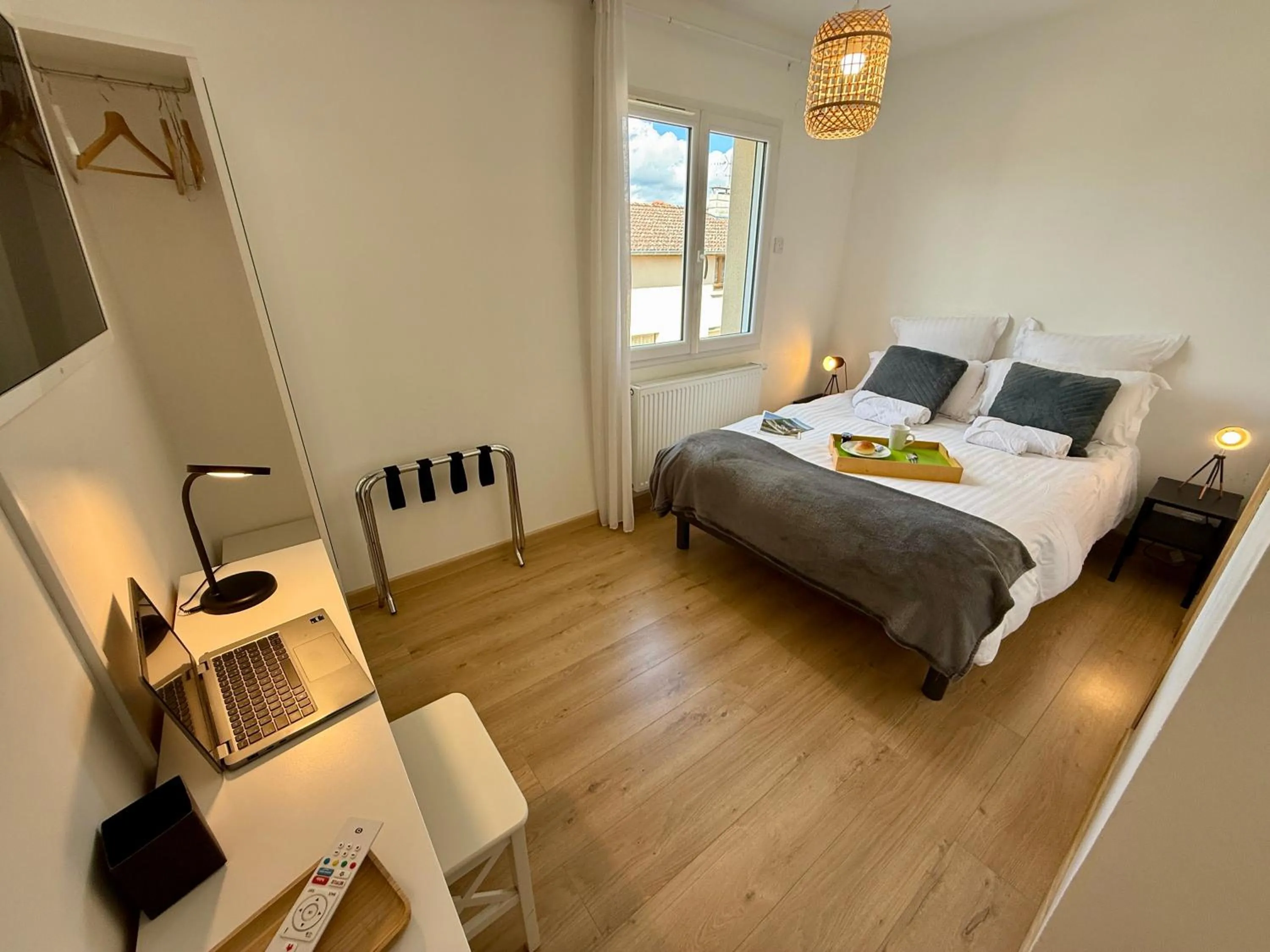 Bed in Chambres d'hôtes Grange Debout