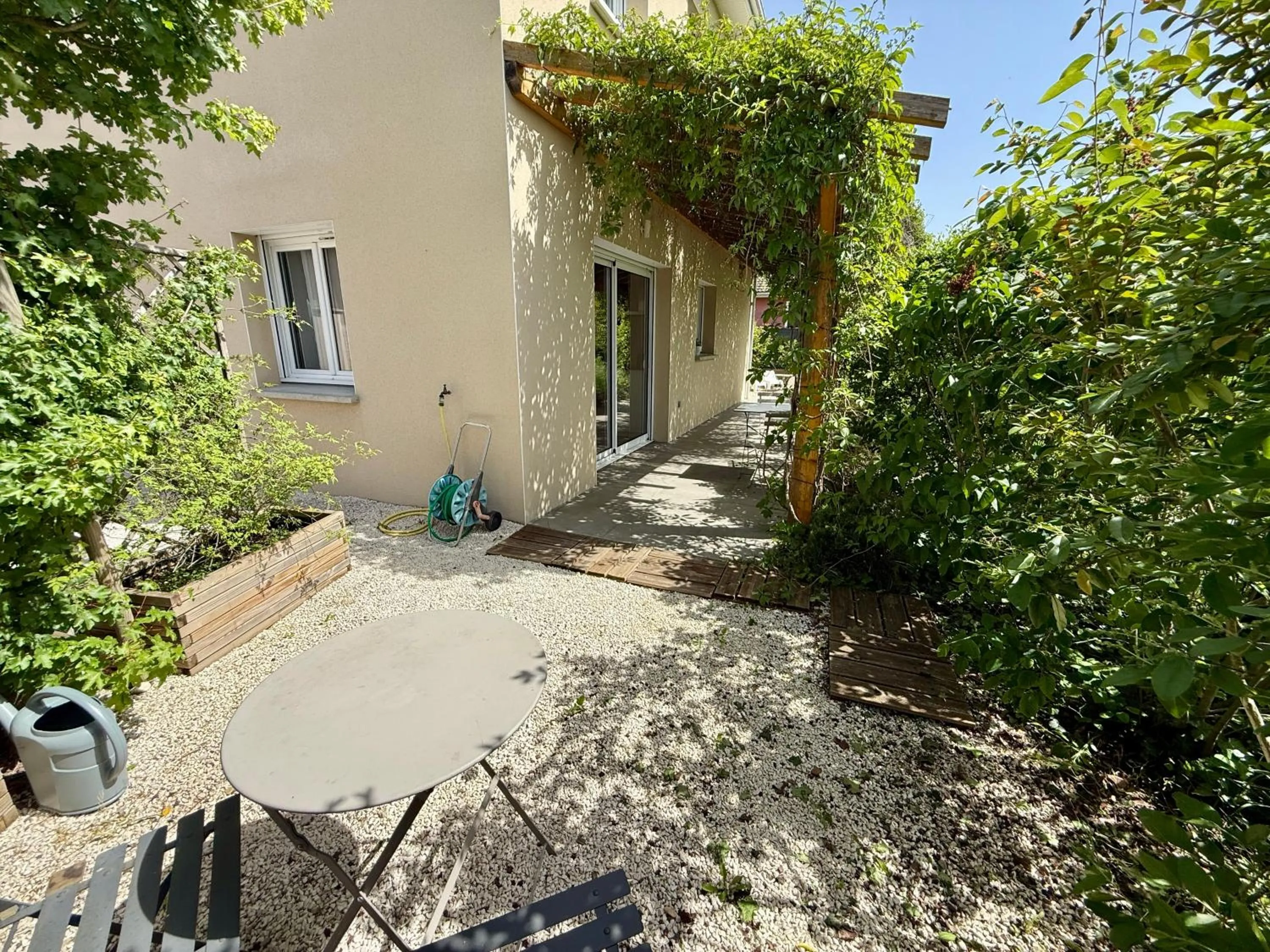 Patio in Chambres d'hôtes Grange Debout