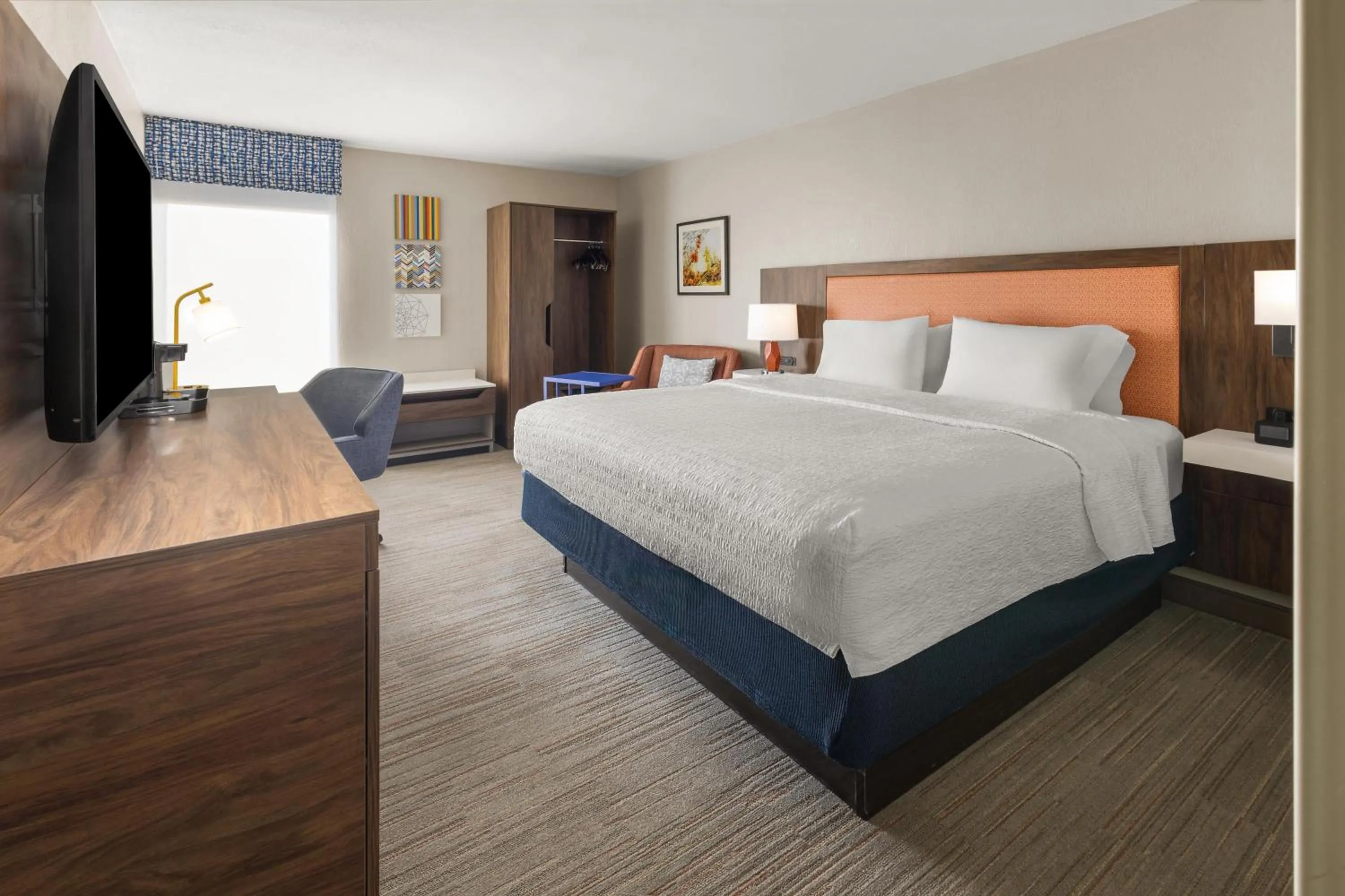 Bed in Hampton Inn Somerset