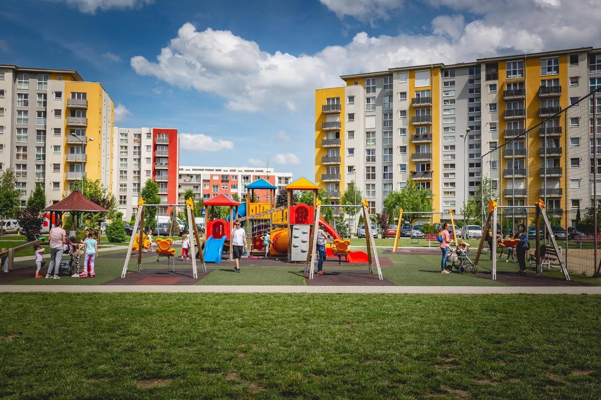 Children play ground in Brasov Altipiani Apartments