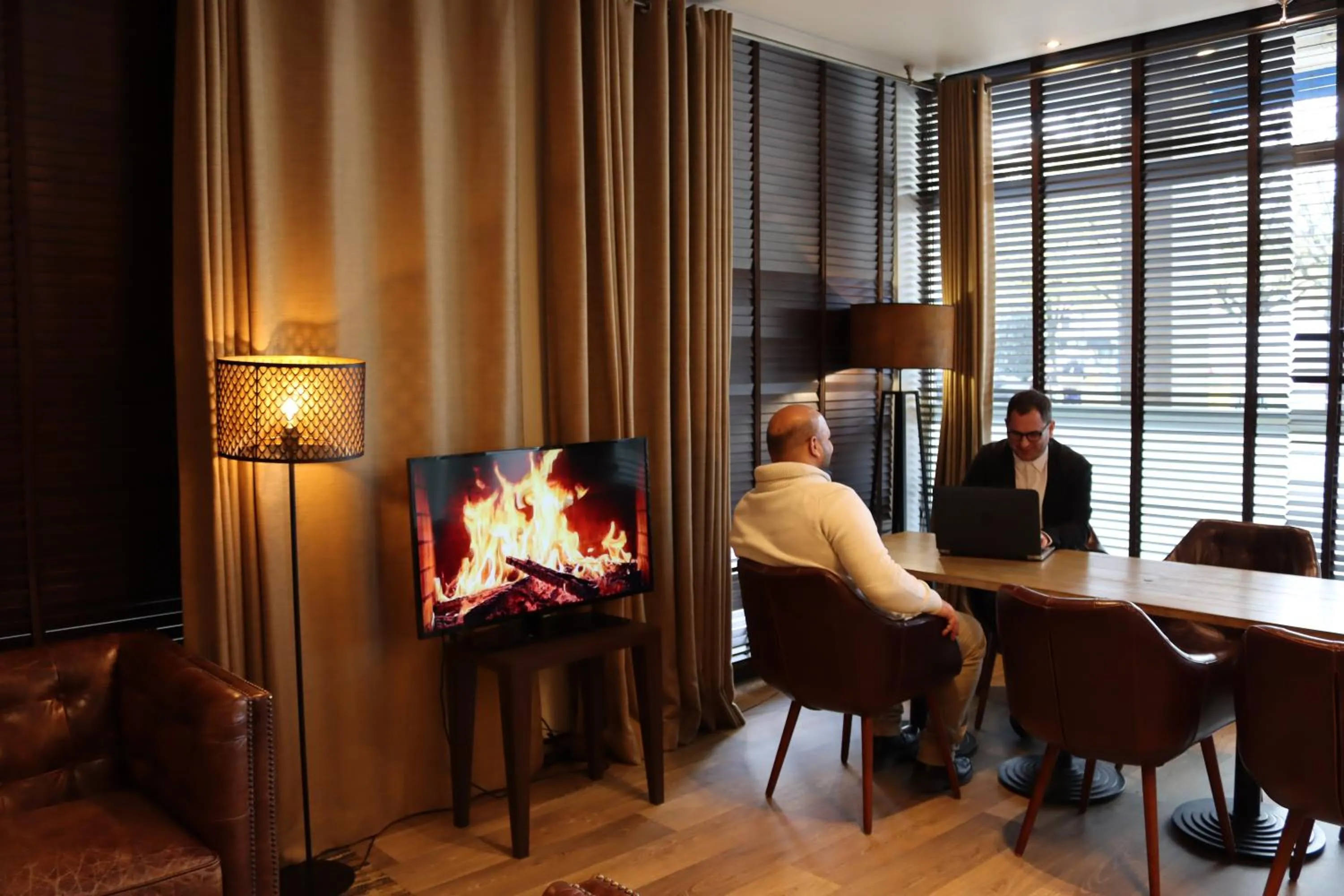 Lobby or reception in Hôtel Du Centre Annemasse