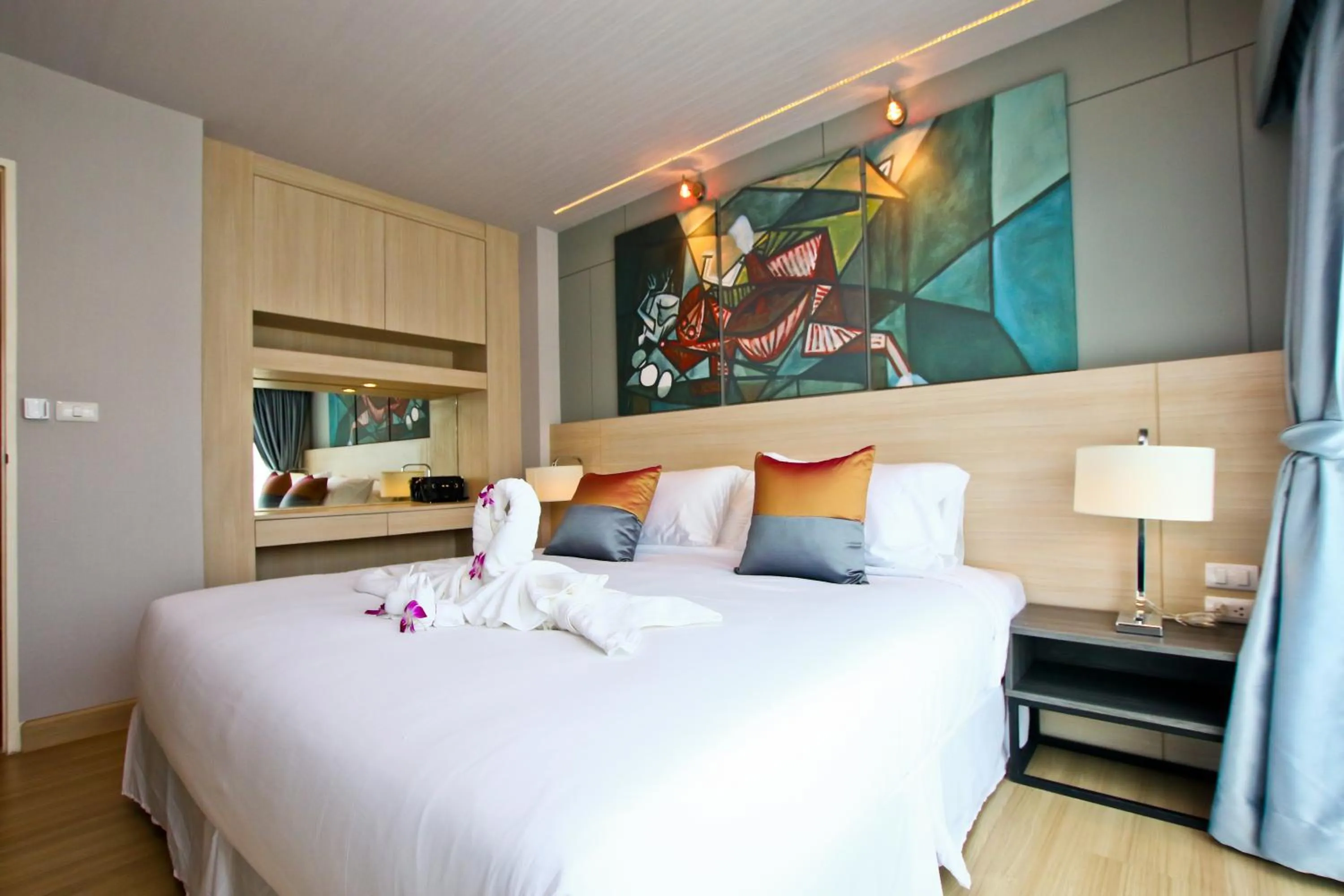 Bed in Le Breeze Resort Hua hin
