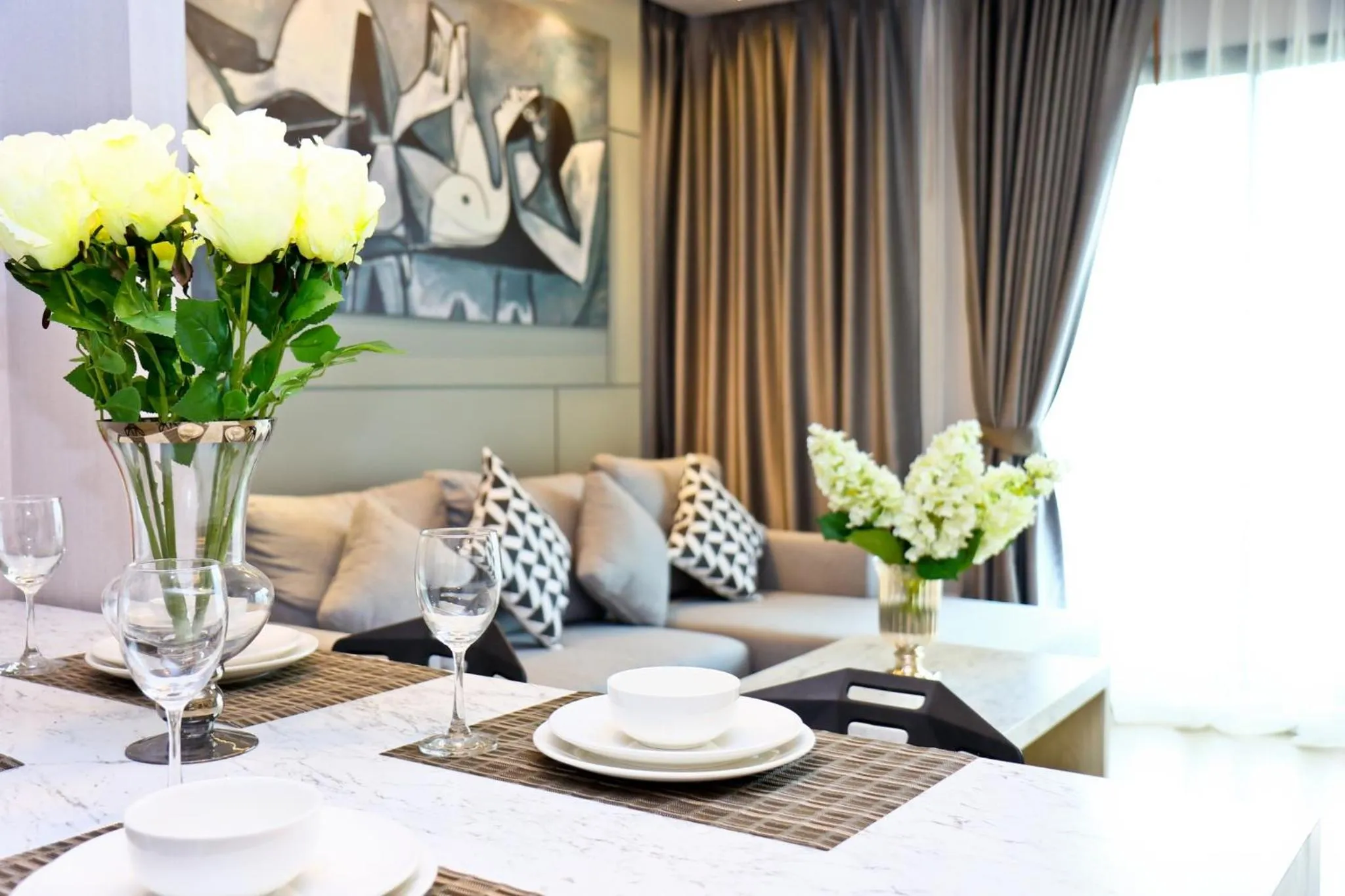 Seating area in Le Breeze Resort Hua hin