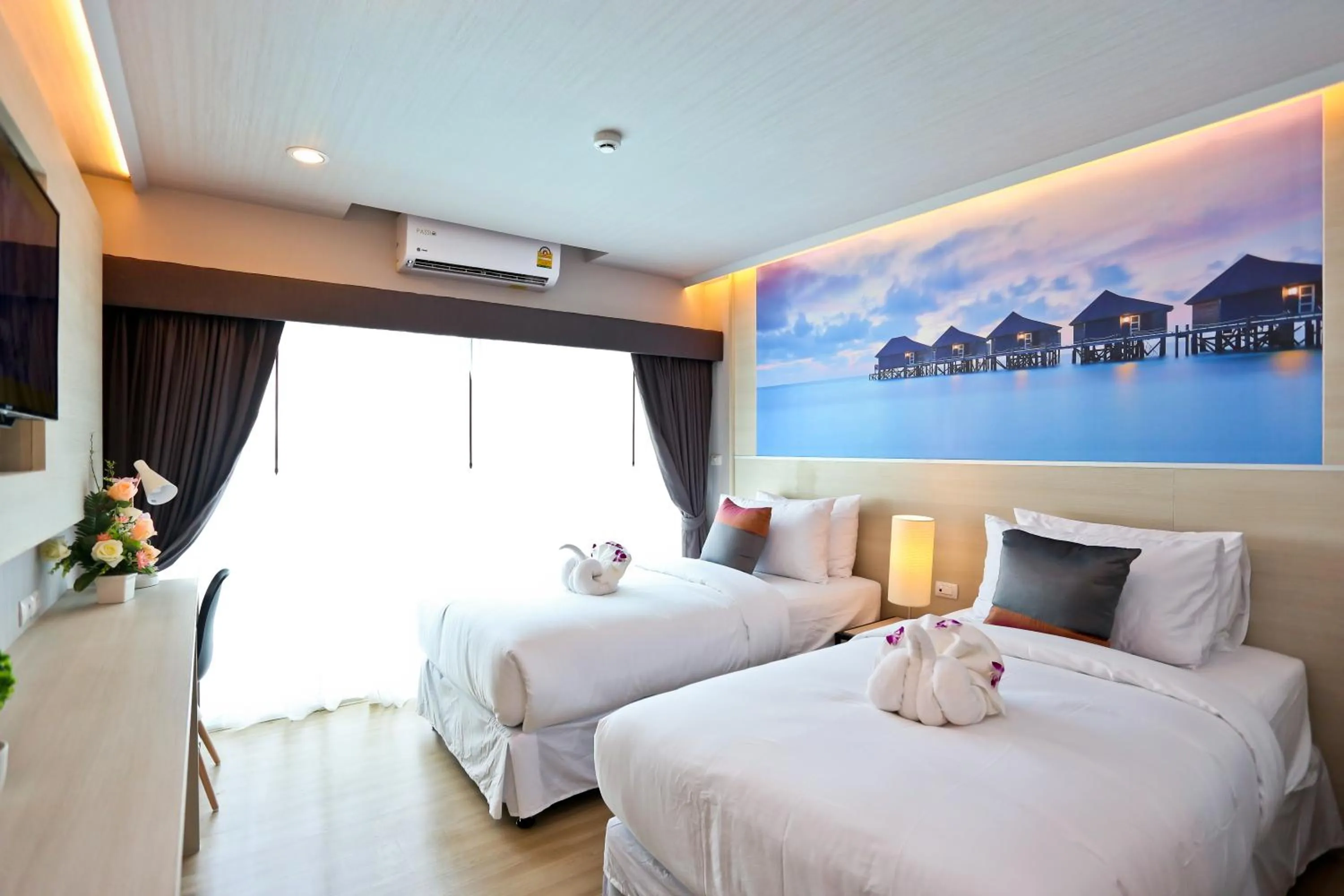 Bedroom in Le Breeze Resort Hua hin