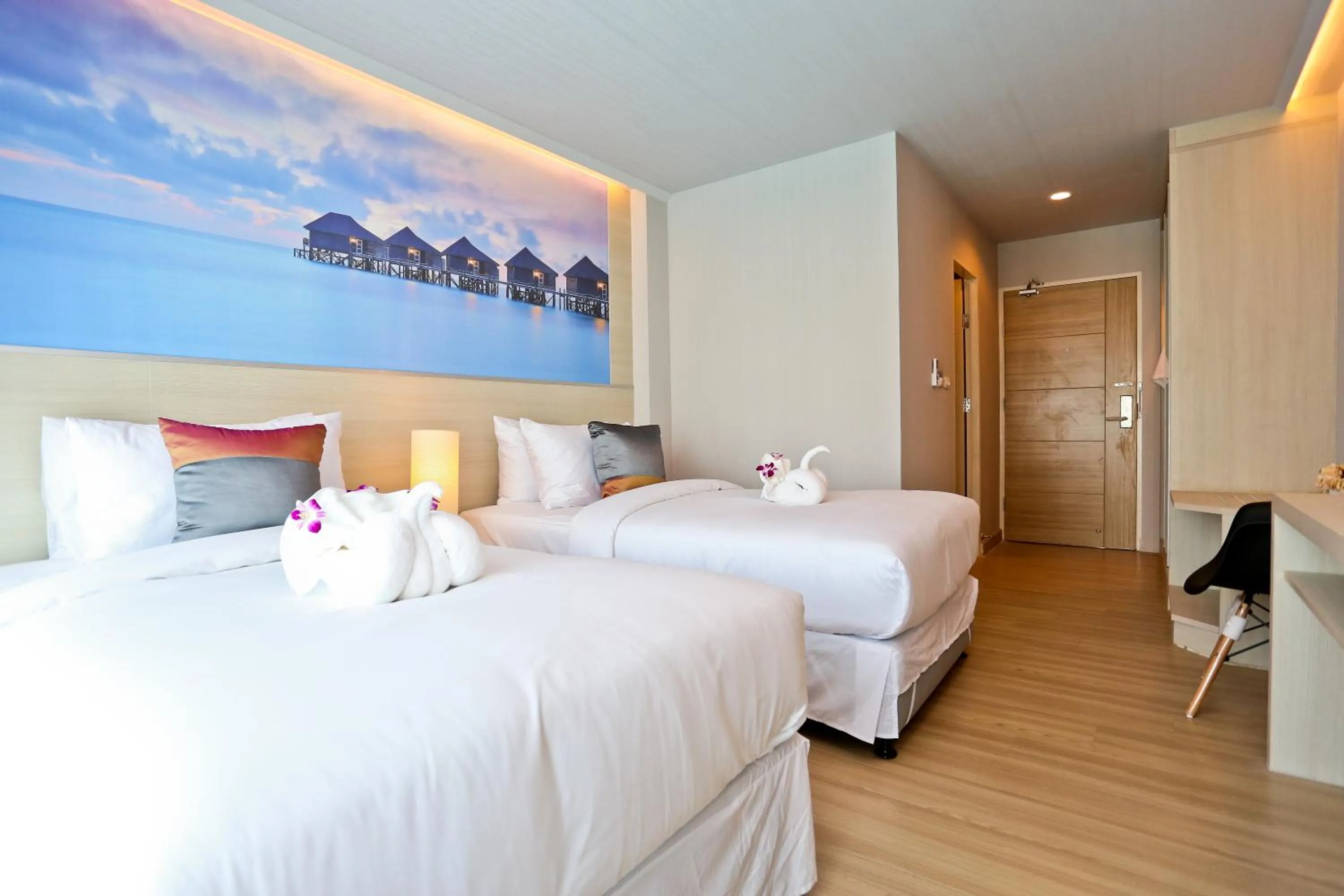 Bed in Le Breeze Resort Hua hin