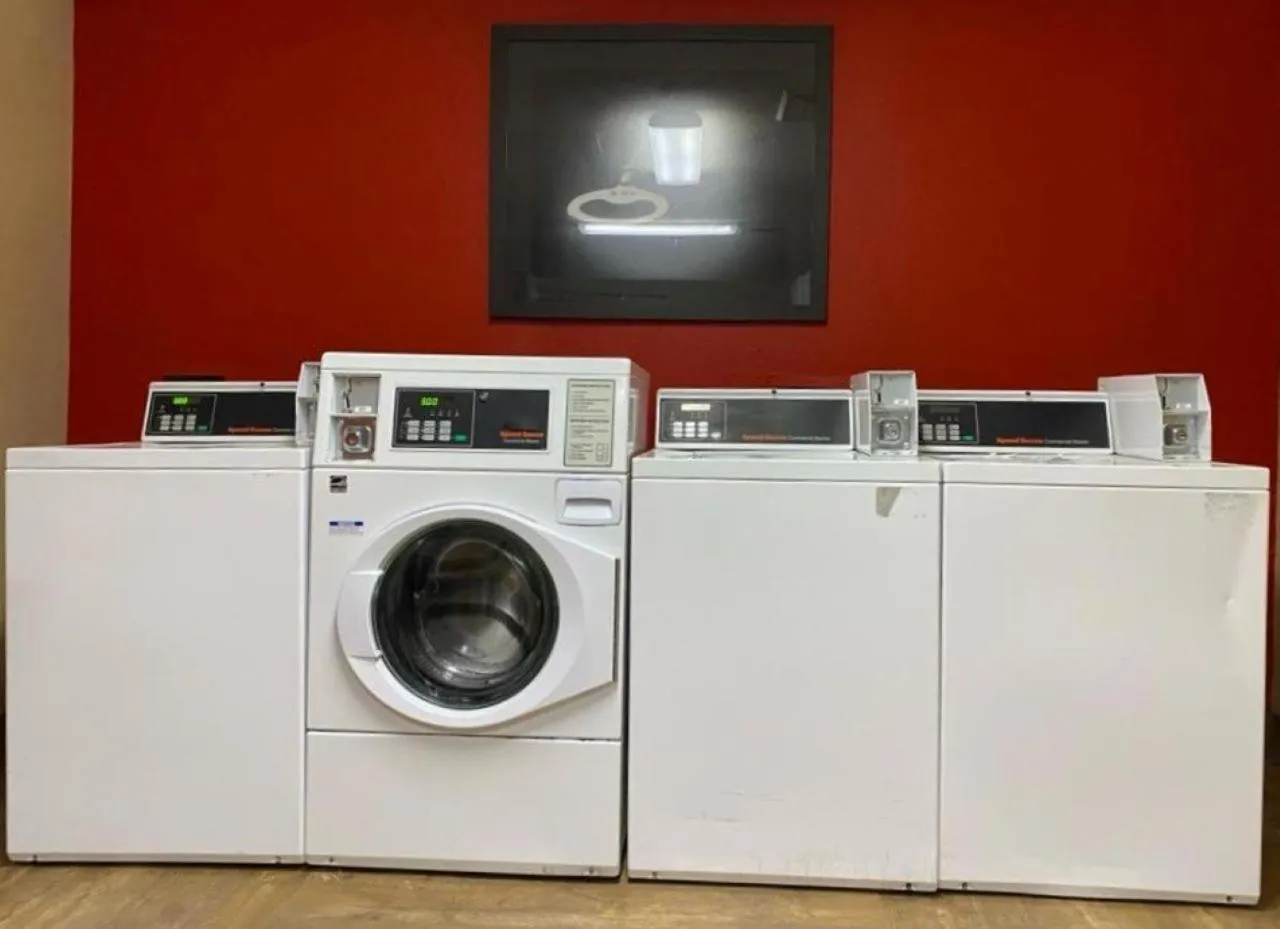 laundry in Suburban Studios Winston-Salem near Hanes Mall