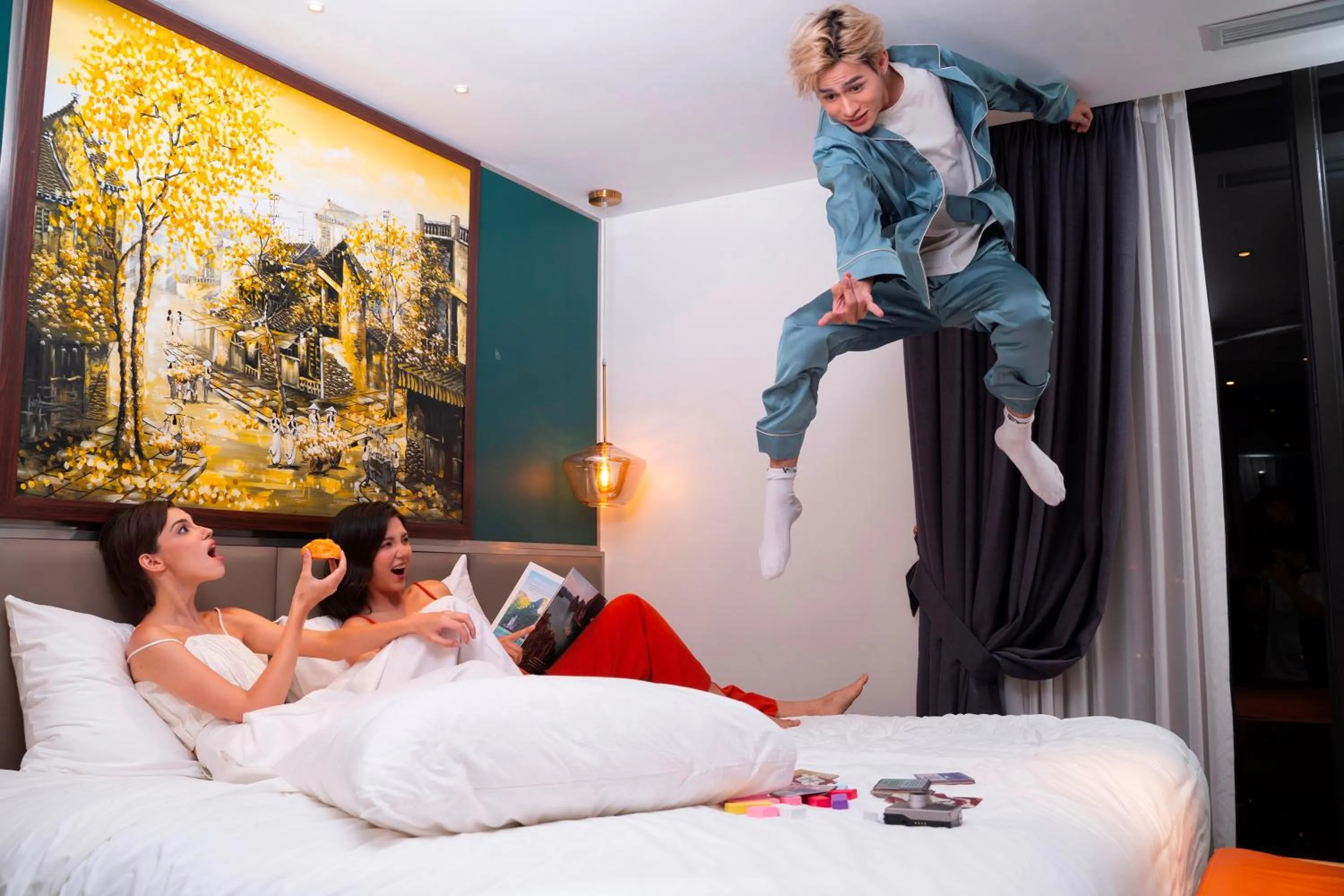 Bed in Aurora Premium - A Lifestyle Hotel