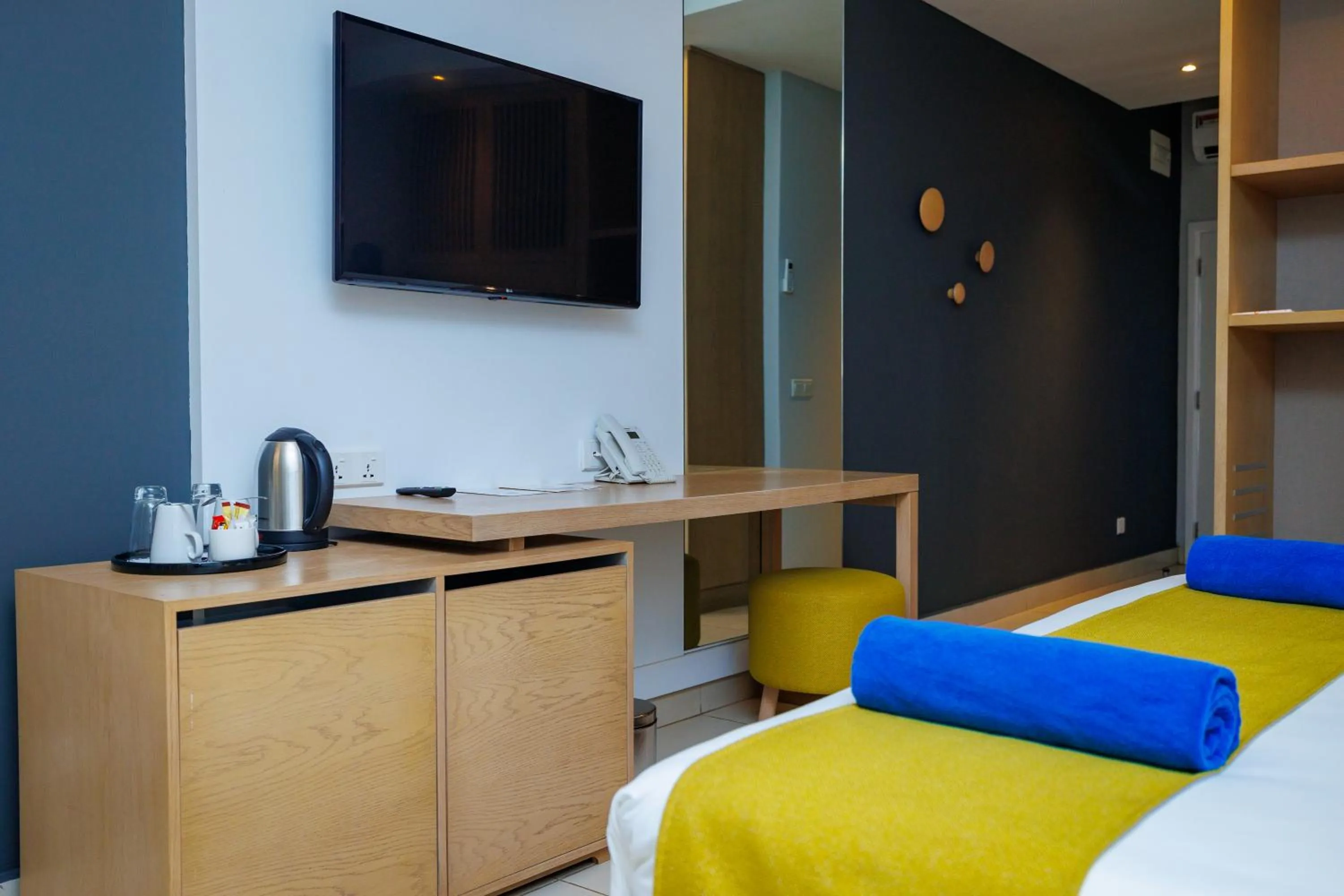 TV and multimedia, Bed in African Princess Beach Hotel