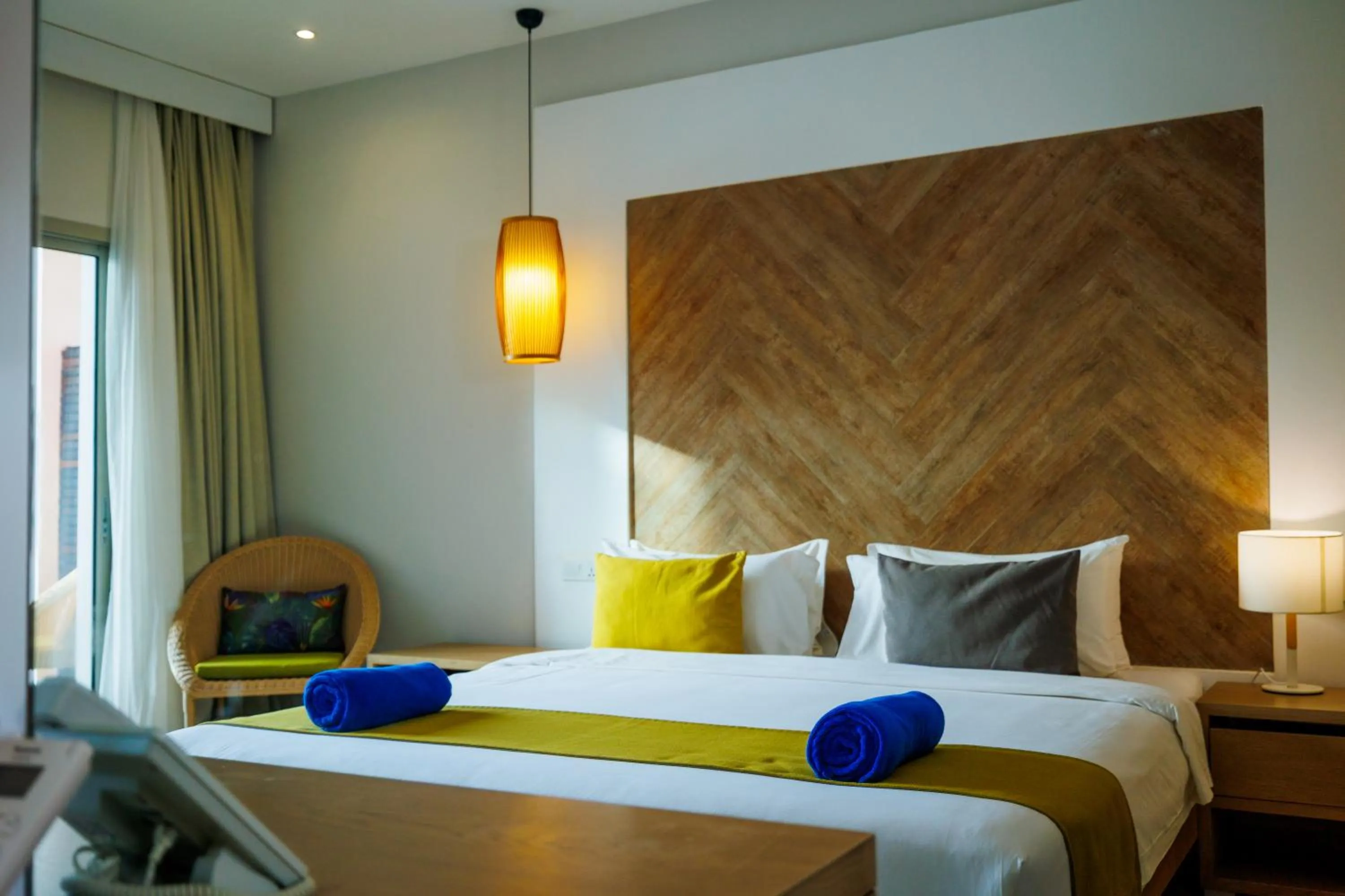 Bed in African Princess Beach Hotel