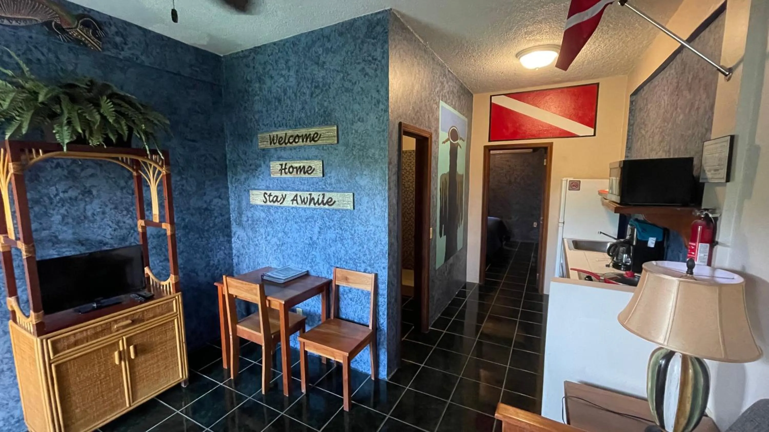 Kitchen or kitchenette in Belize Budget Suites