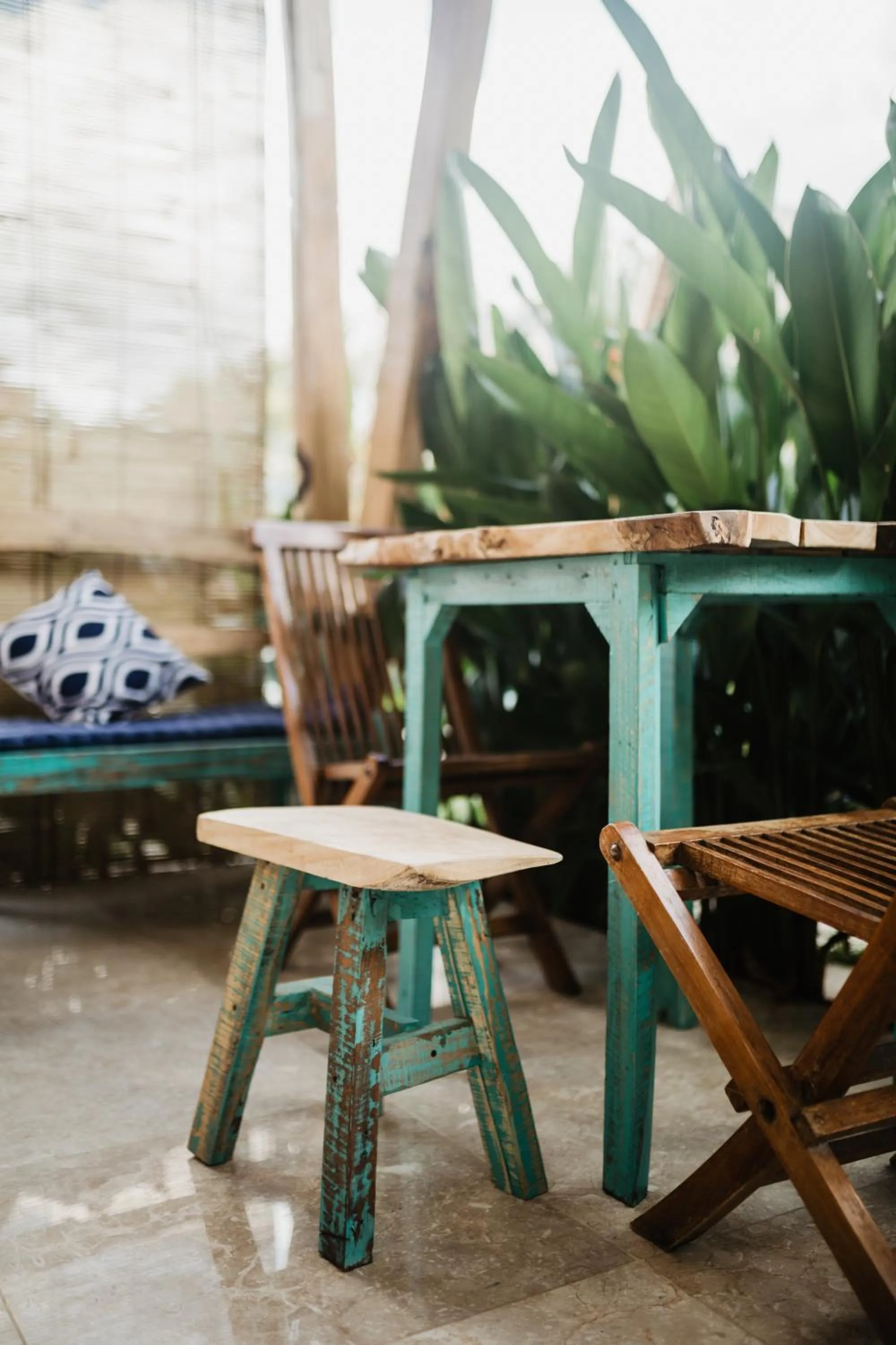 Patio in Kalyssa Beach Bungalows