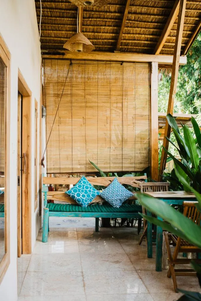 Patio in Kalyssa Beach Bungalows