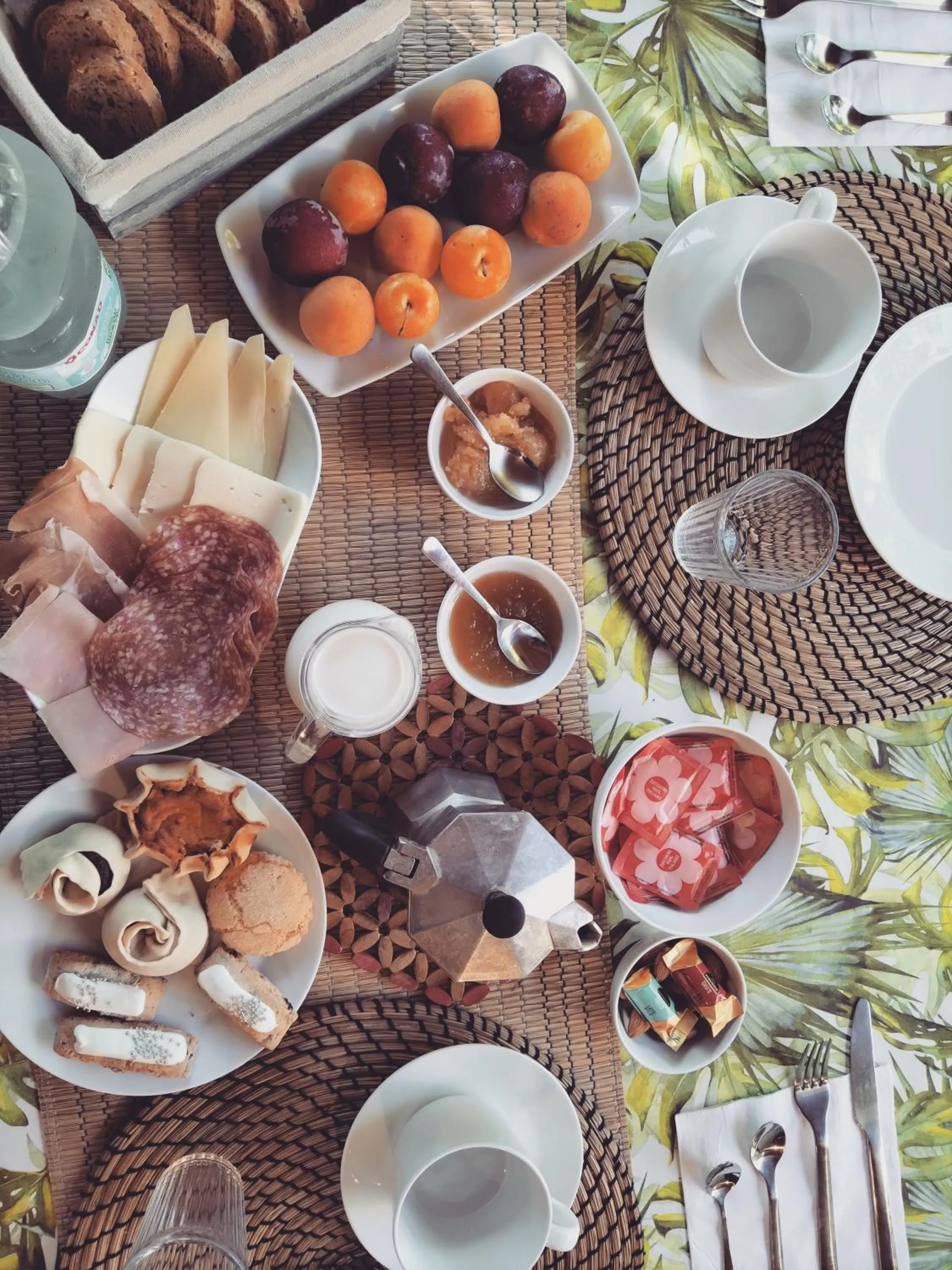 Breakfast in Alghero in bicicletta