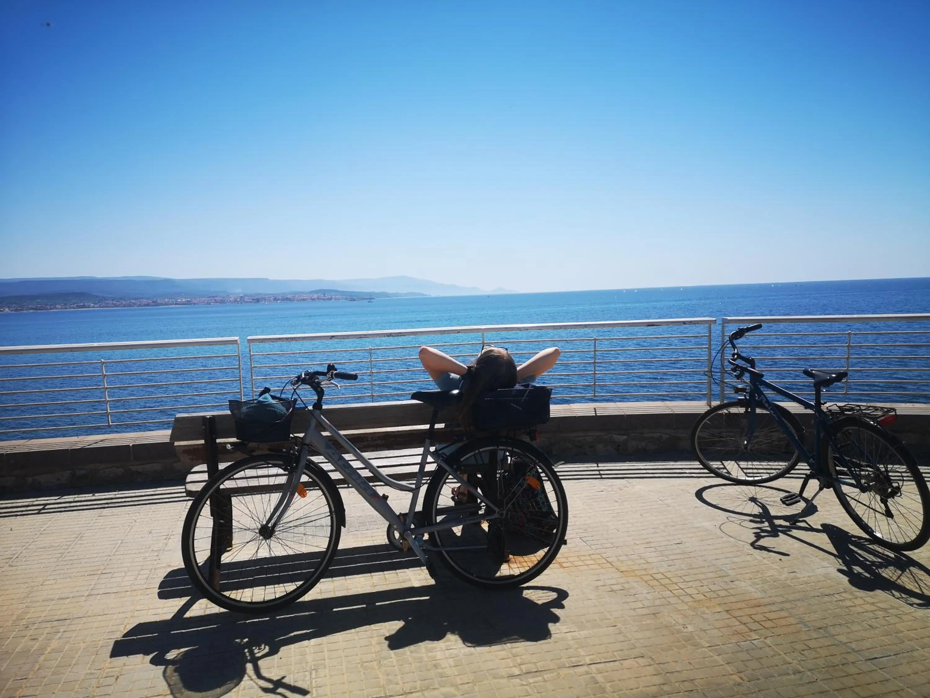 Cycling in Alghero in bicicletta