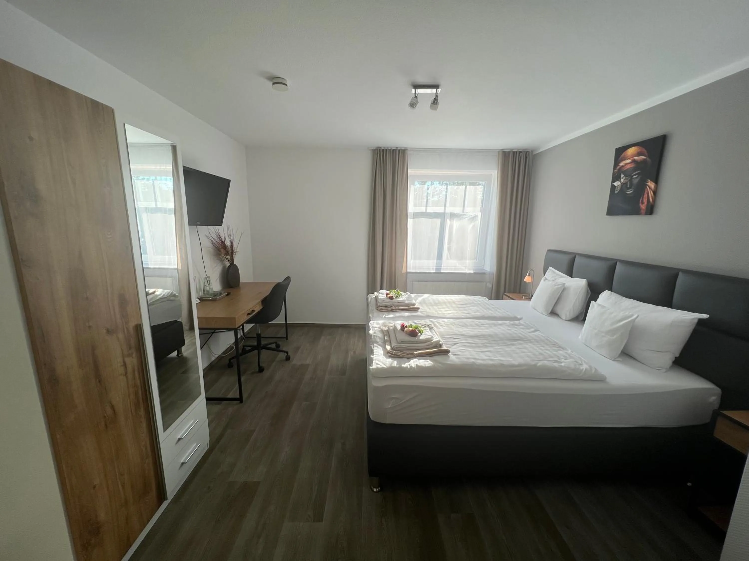 Bed in Hotel Restaurant Zum Landmann