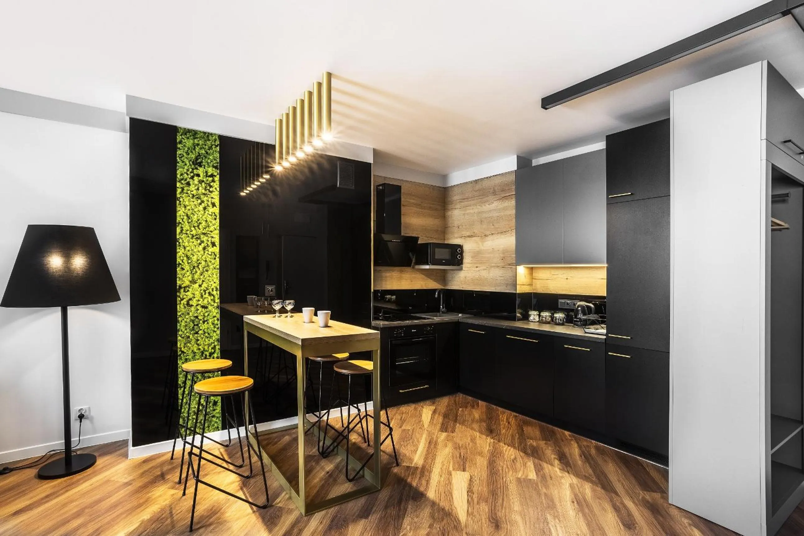 Kitchen or kitchenette in Apartamenty Nowa Kamienica Częstochowa Centrum Szymanowskiego 22A