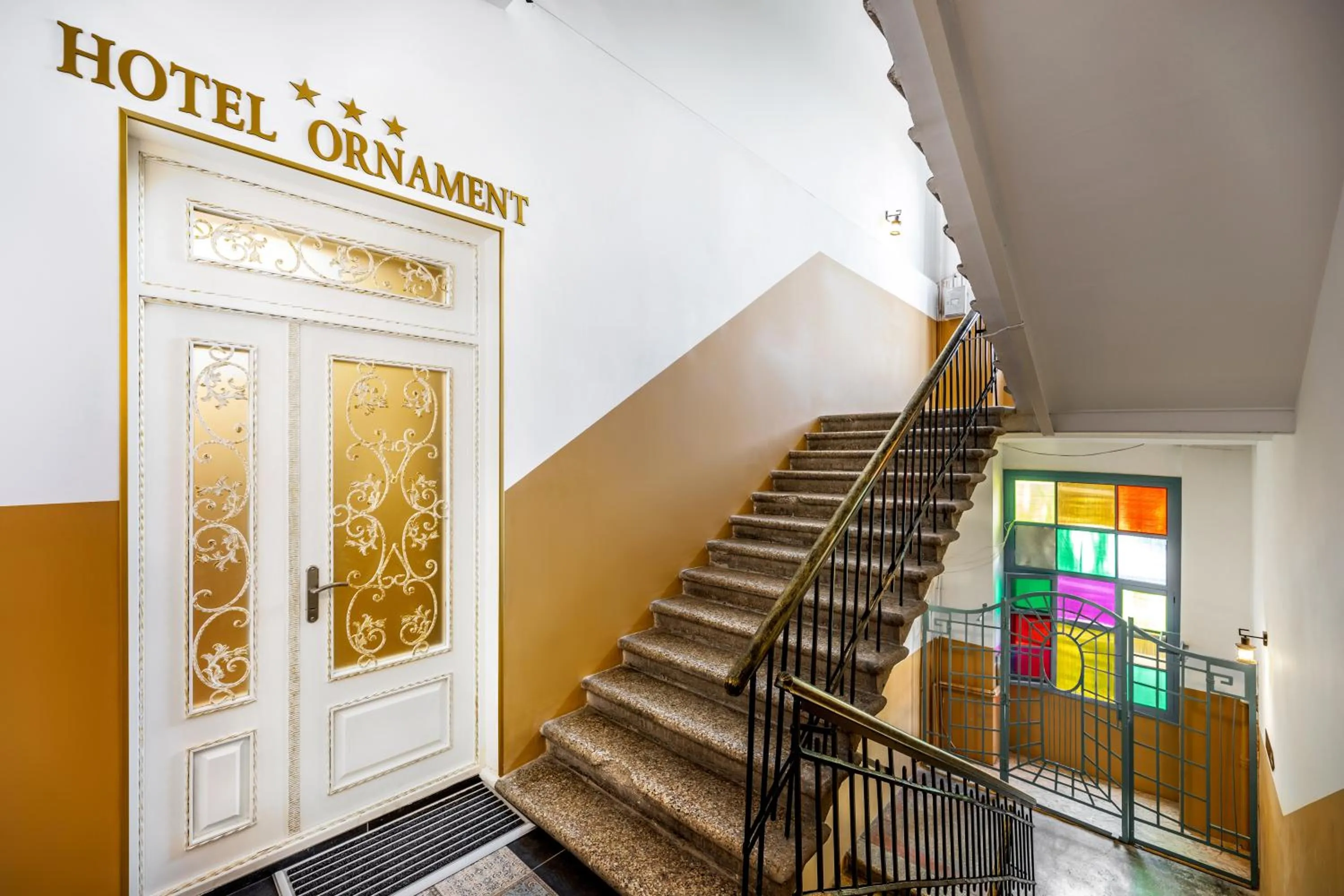 Facade/entrance in Ornament Hotel