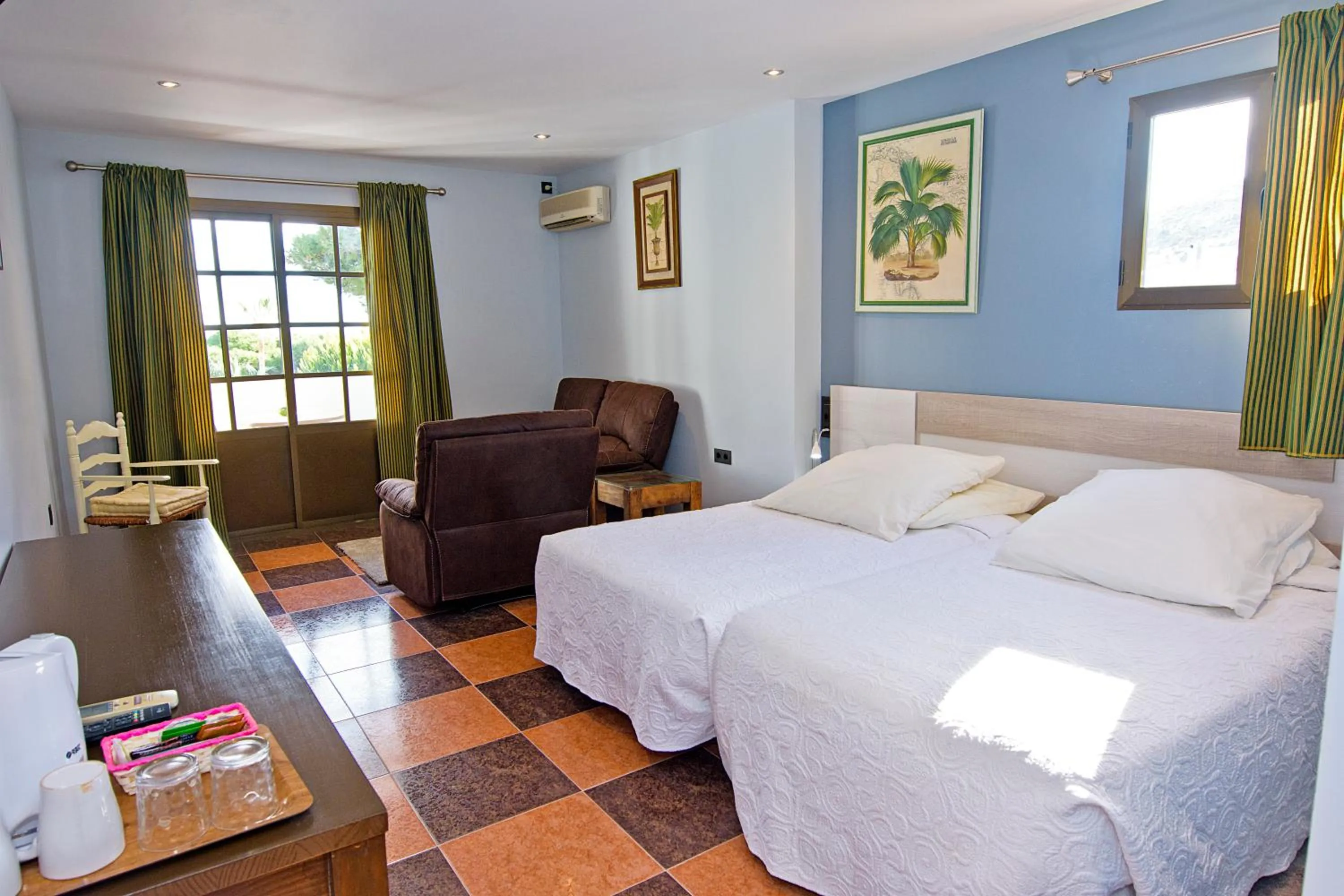 Bedroom, Bed in Family Agua Amarga