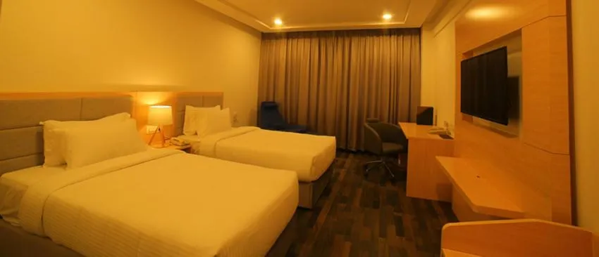 Bed in Bay View Hotel Vizag