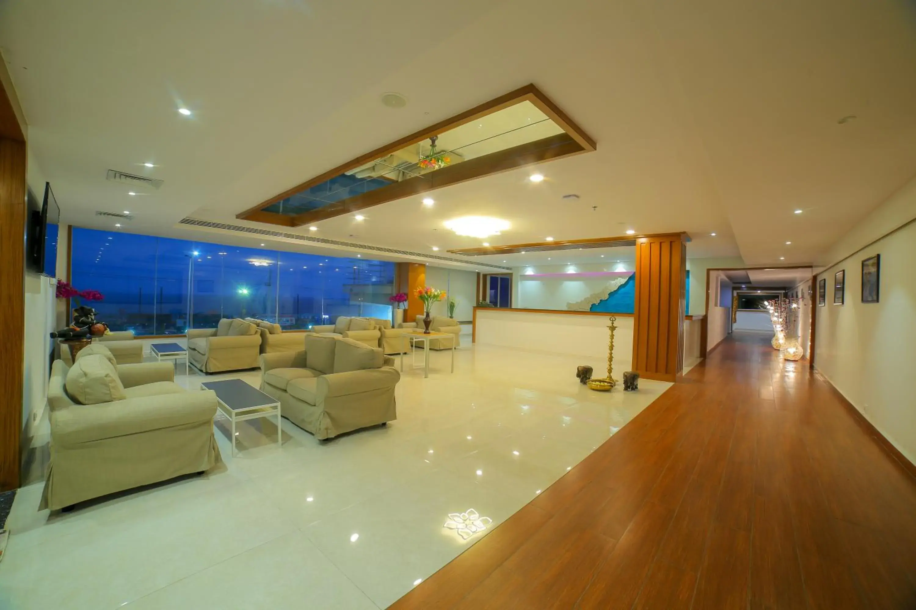 Lobby or reception in Bay View Hotel Vizag Lobby or reception in Bay View Hotel Vizag