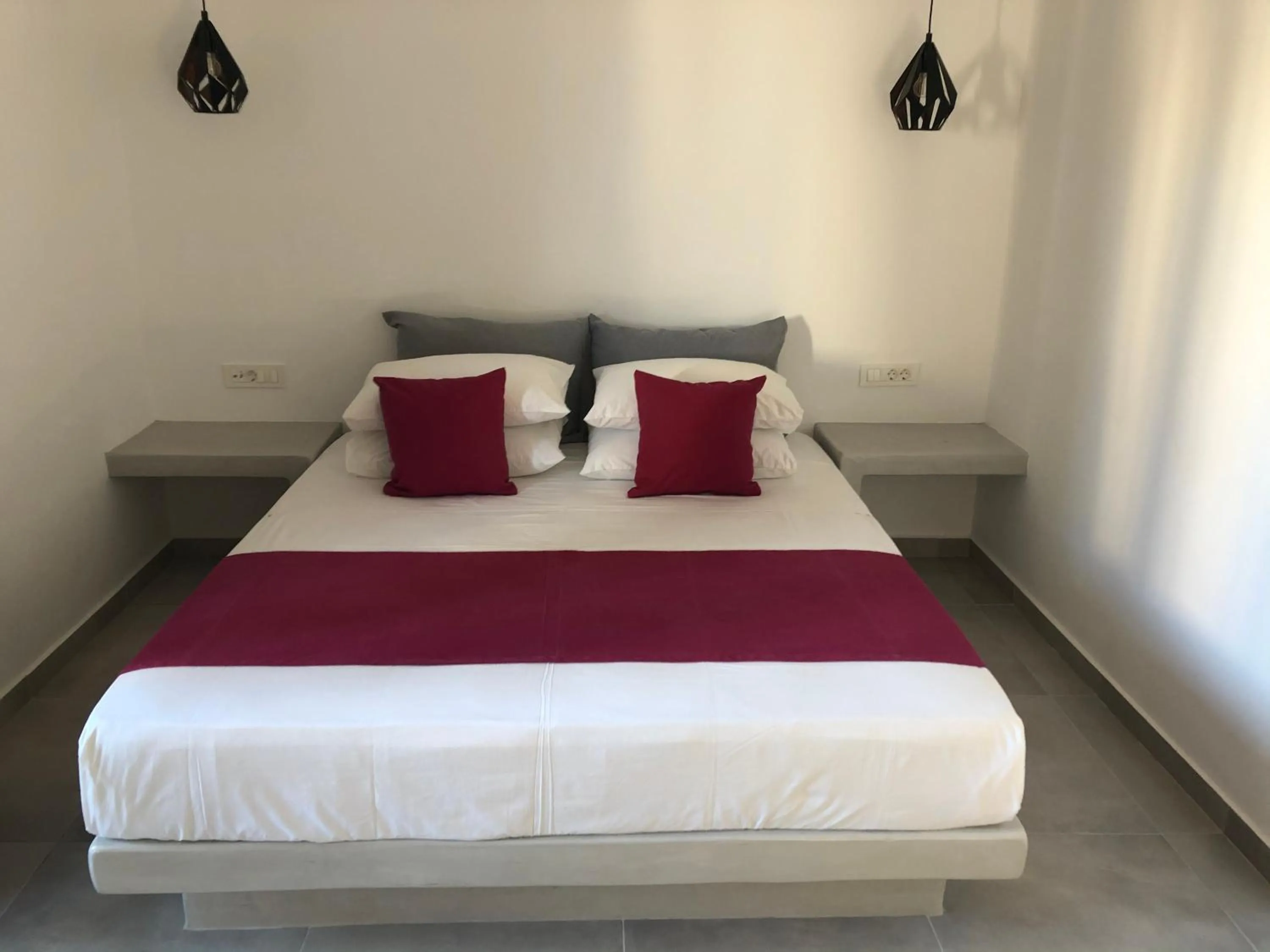 Bed in Dragonfly Villas