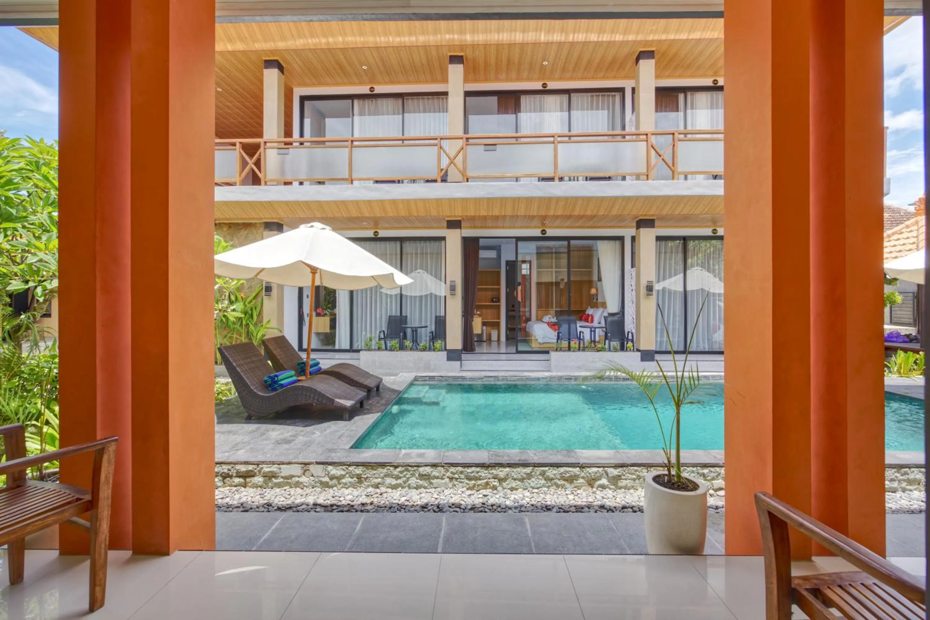 Patio in JnJ Guest House