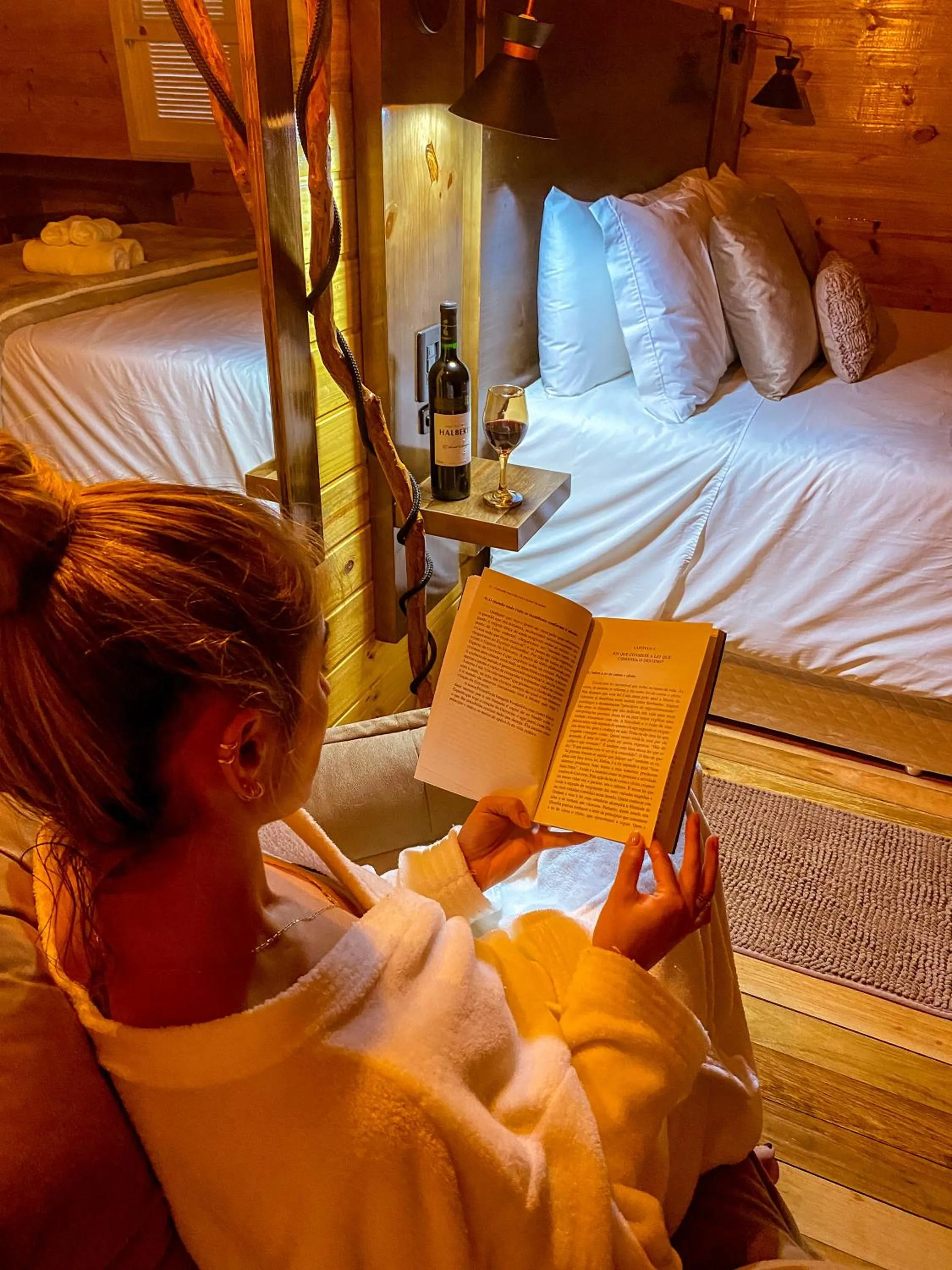 Bed in Pousada Cardoso