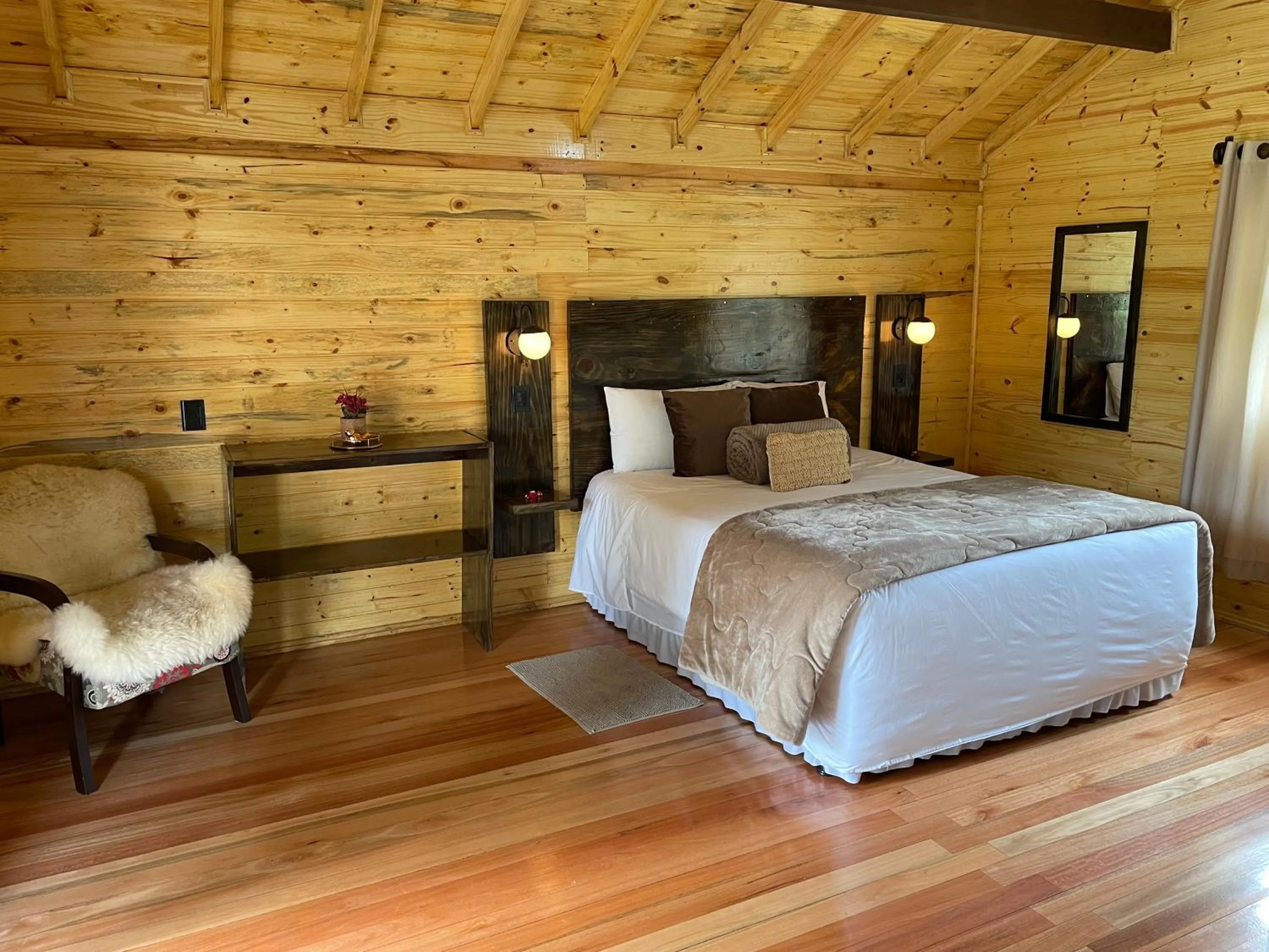 Bed in Pousada Cardoso