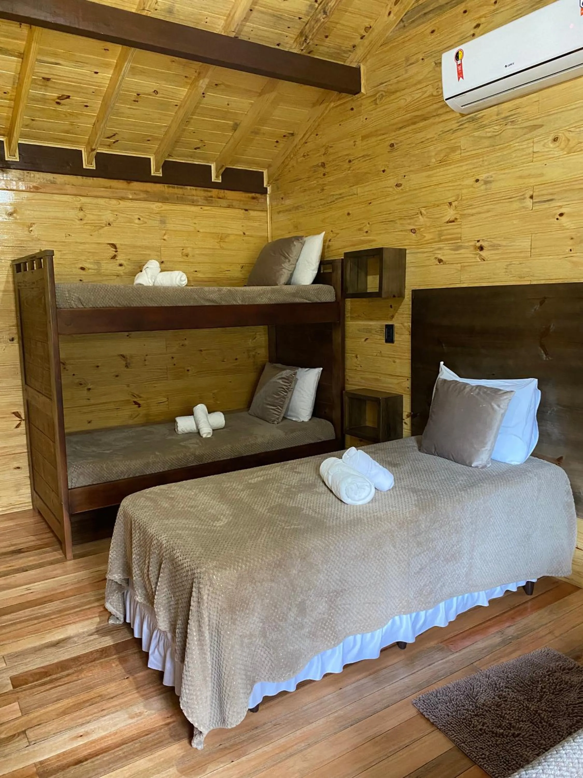 Bed in Pousada Cardoso