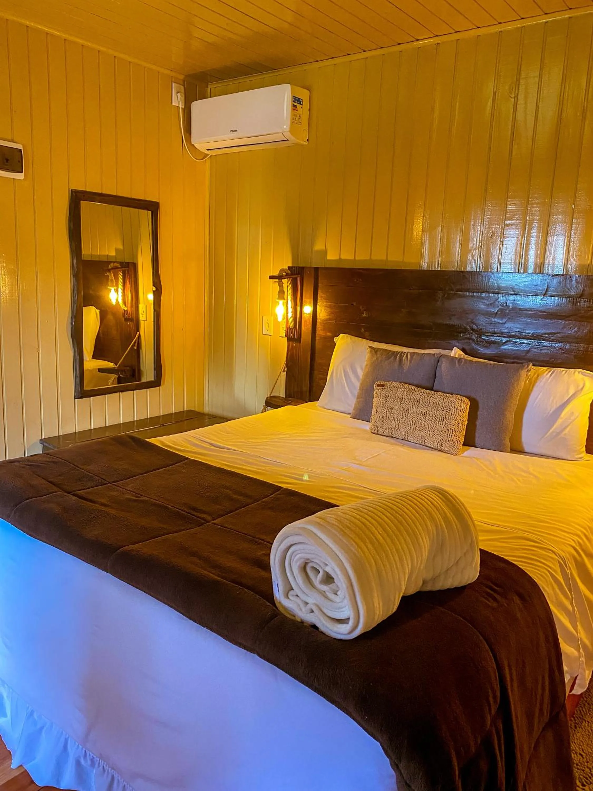 Bed in Pousada Cardoso
