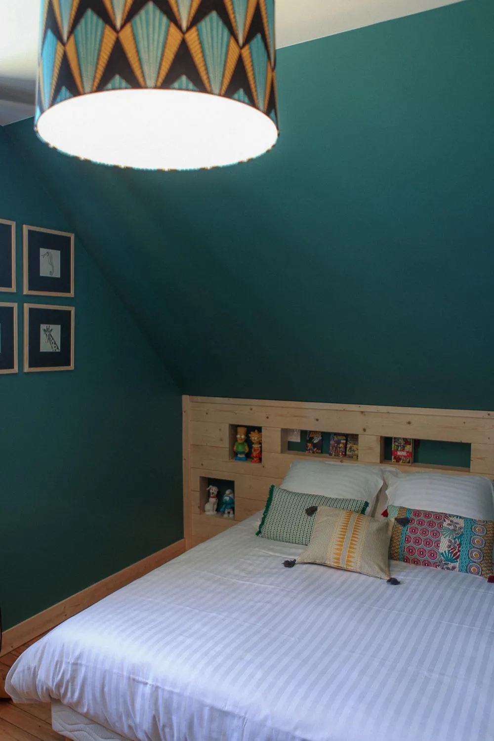 Bed in Le manoir des chevaux dorés