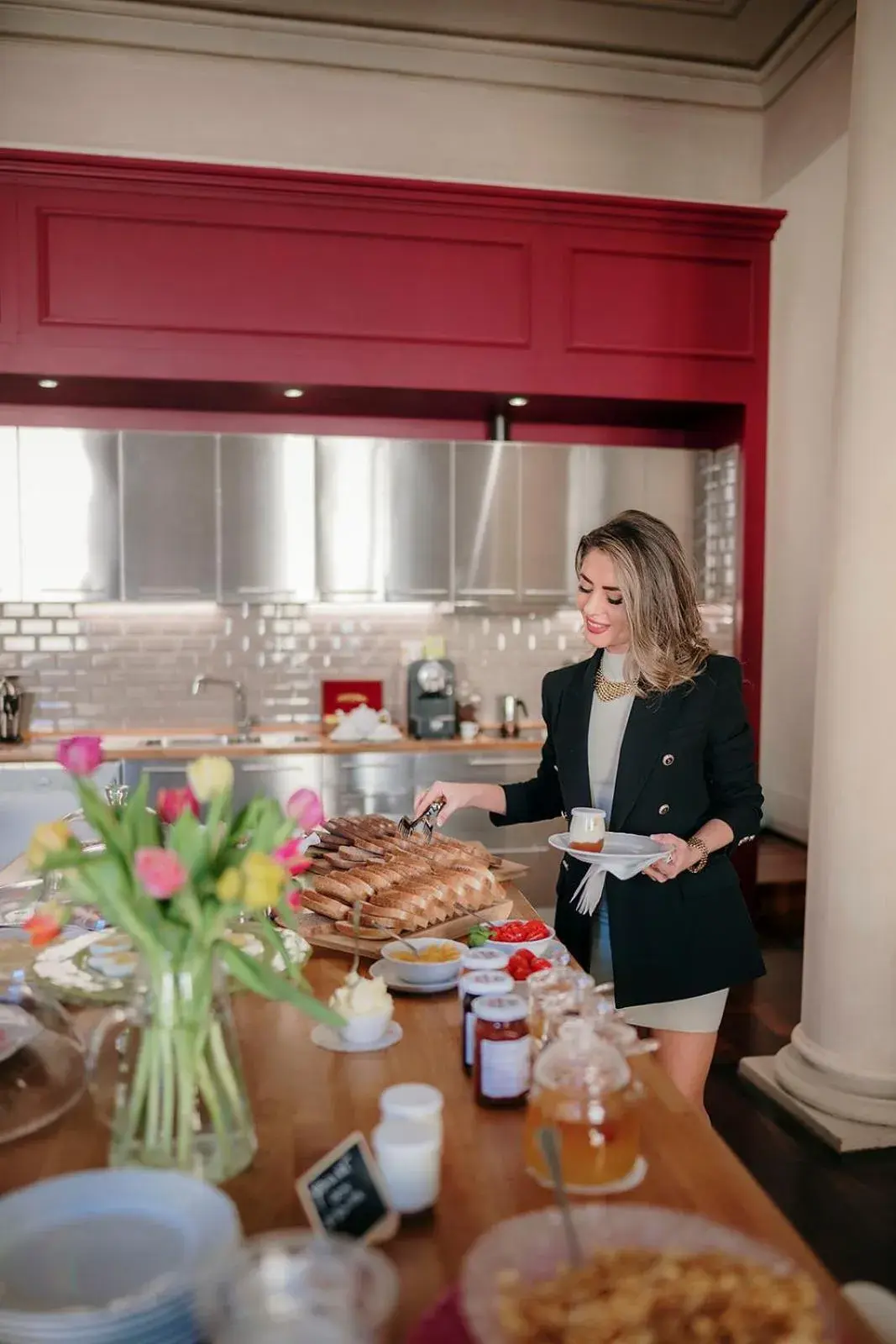 Buffet breakfast in Peruzzi Urban Residences Buffet breakfast in Peruzzi Urban Residences