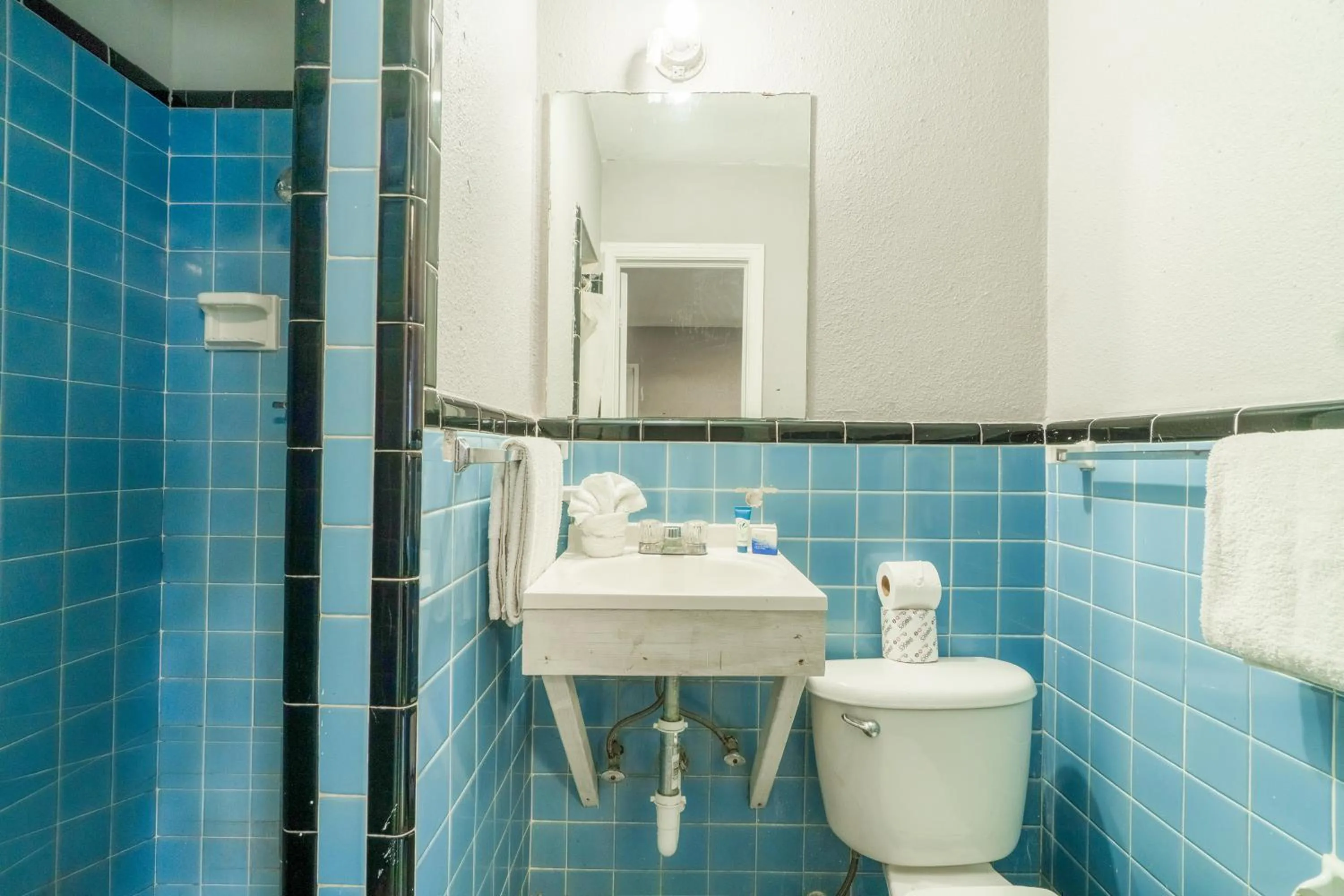 Bathroom in Alamo Oasis Inn and Suites By OYO San Antonio