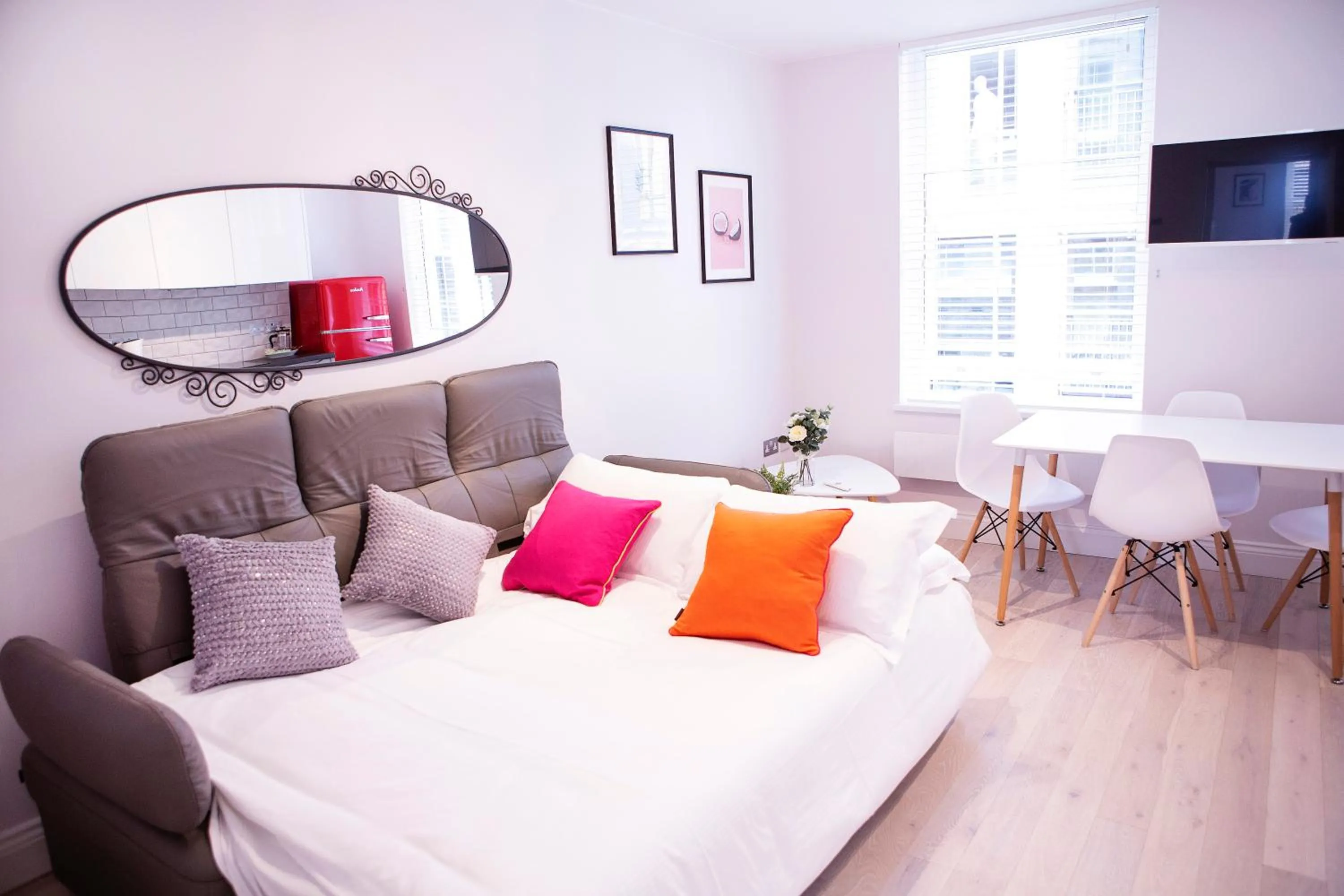 Bed in Quiet Central West End Apartments by Indigo Flats