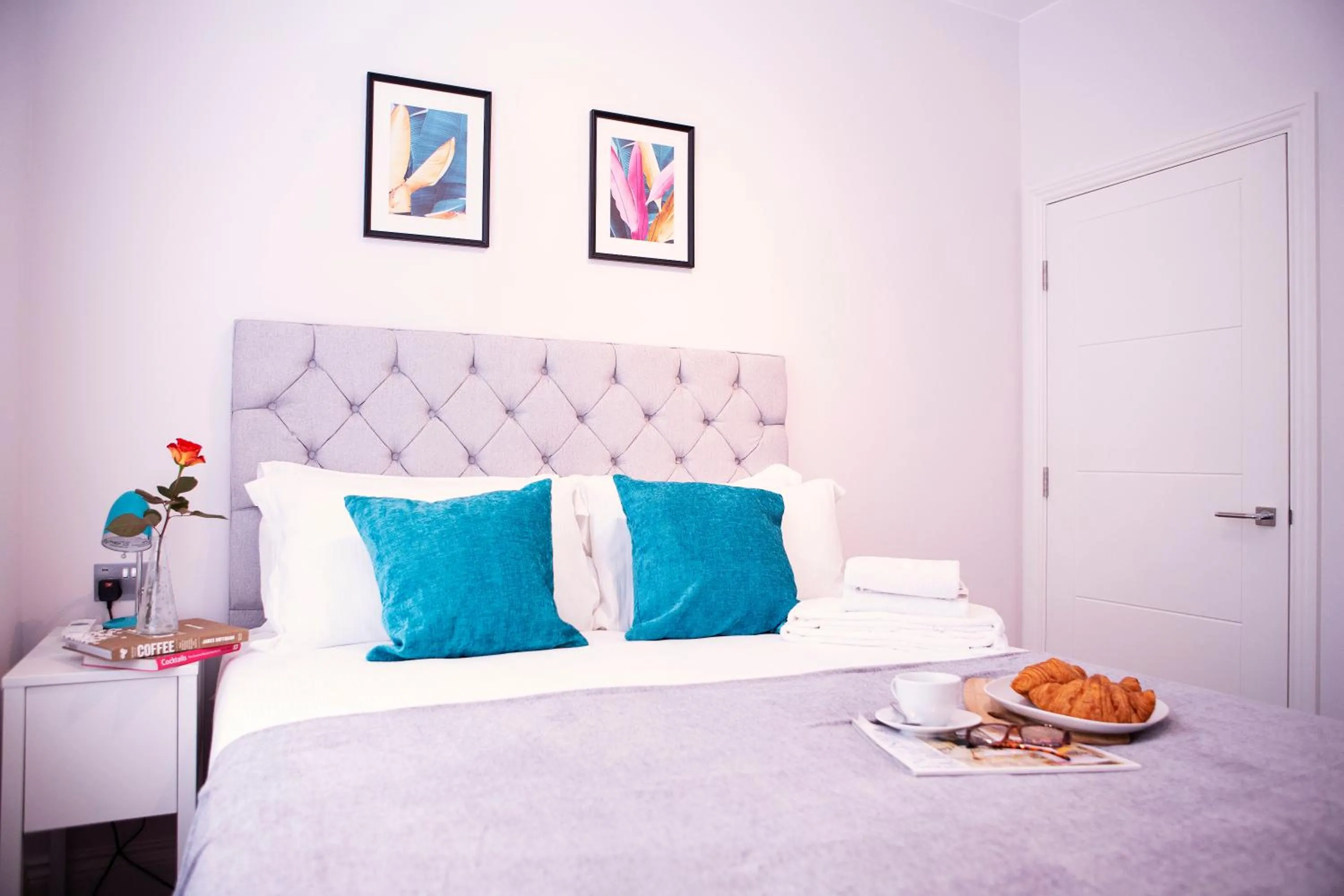 Bed in Quiet Central West End Apartments by Indigo Flats