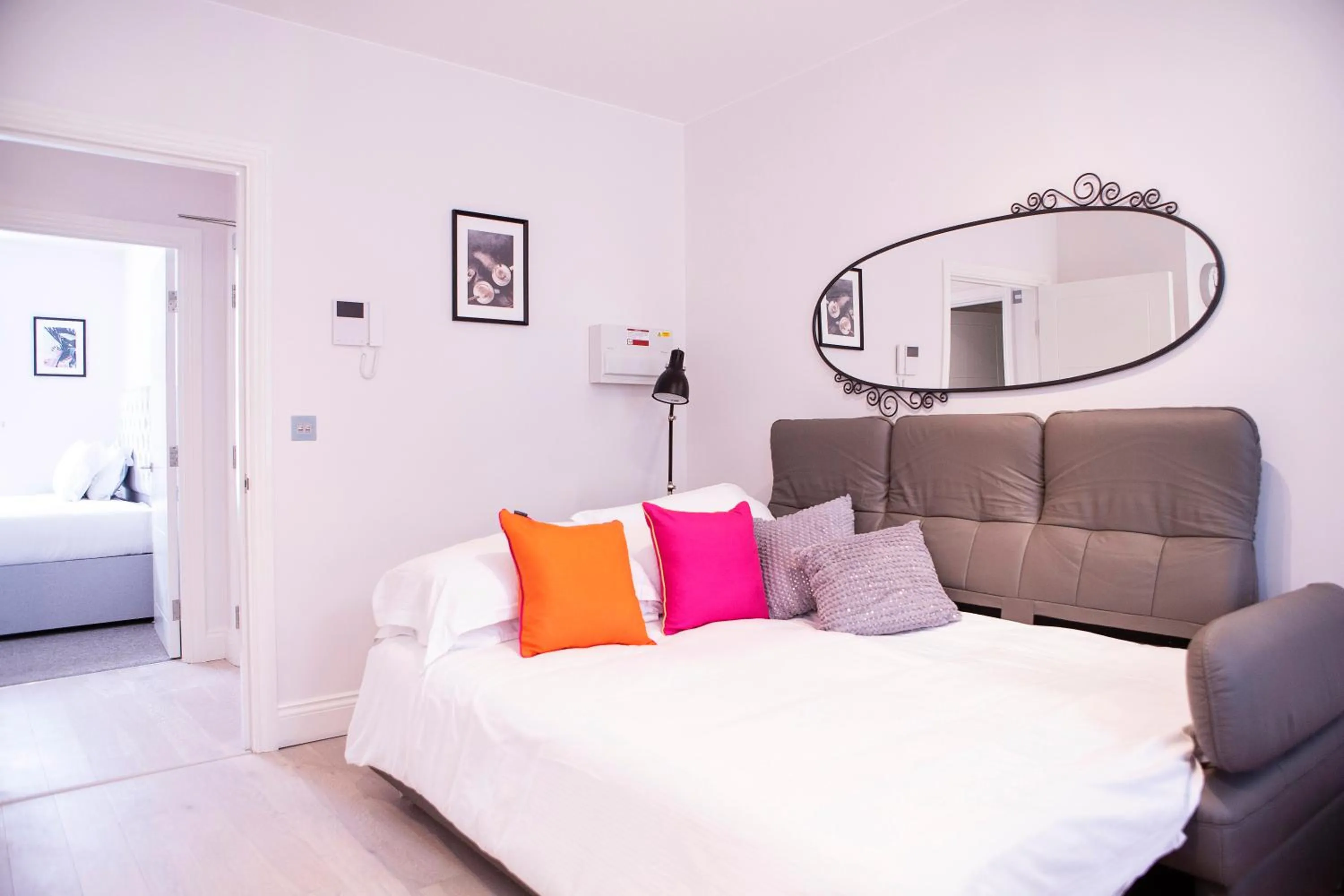 Bed in Quiet Central West End Apartments by Indigo Flats